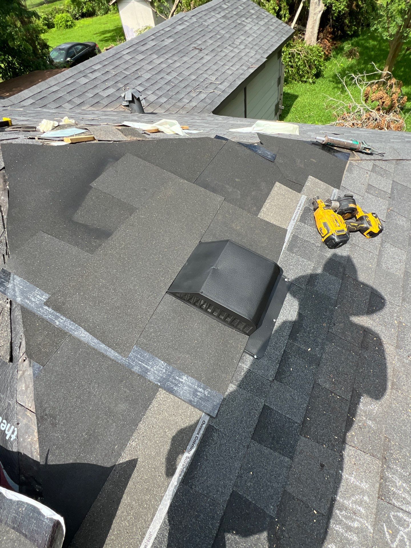 Residential Roofing Repair using Owen's Corning Duration (Lifetime) Shingles by Roof Repair Company