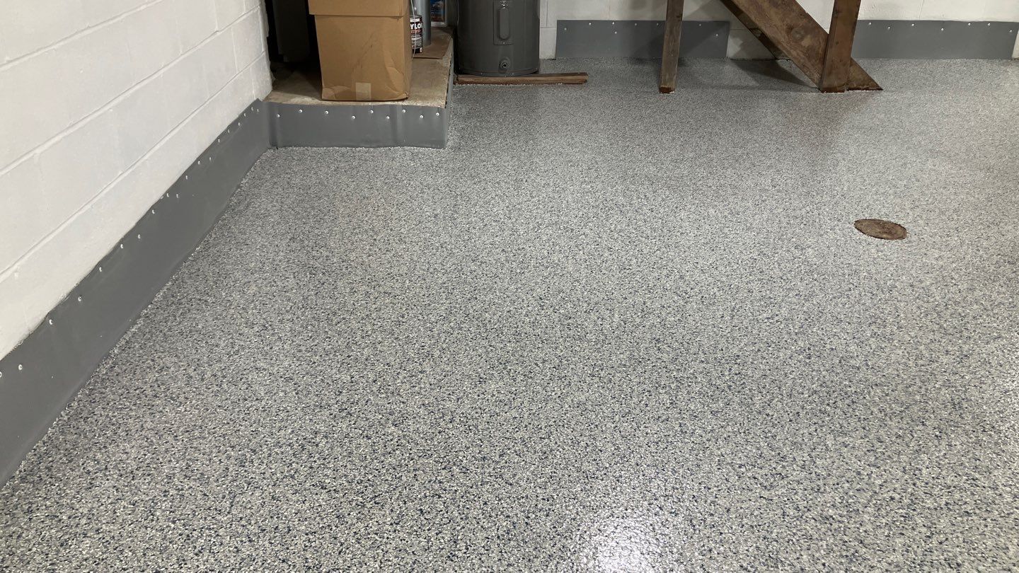 Basement floor coating and organization in Niles, MI! by Innovative Spaces / Innovative Concrete Coatings