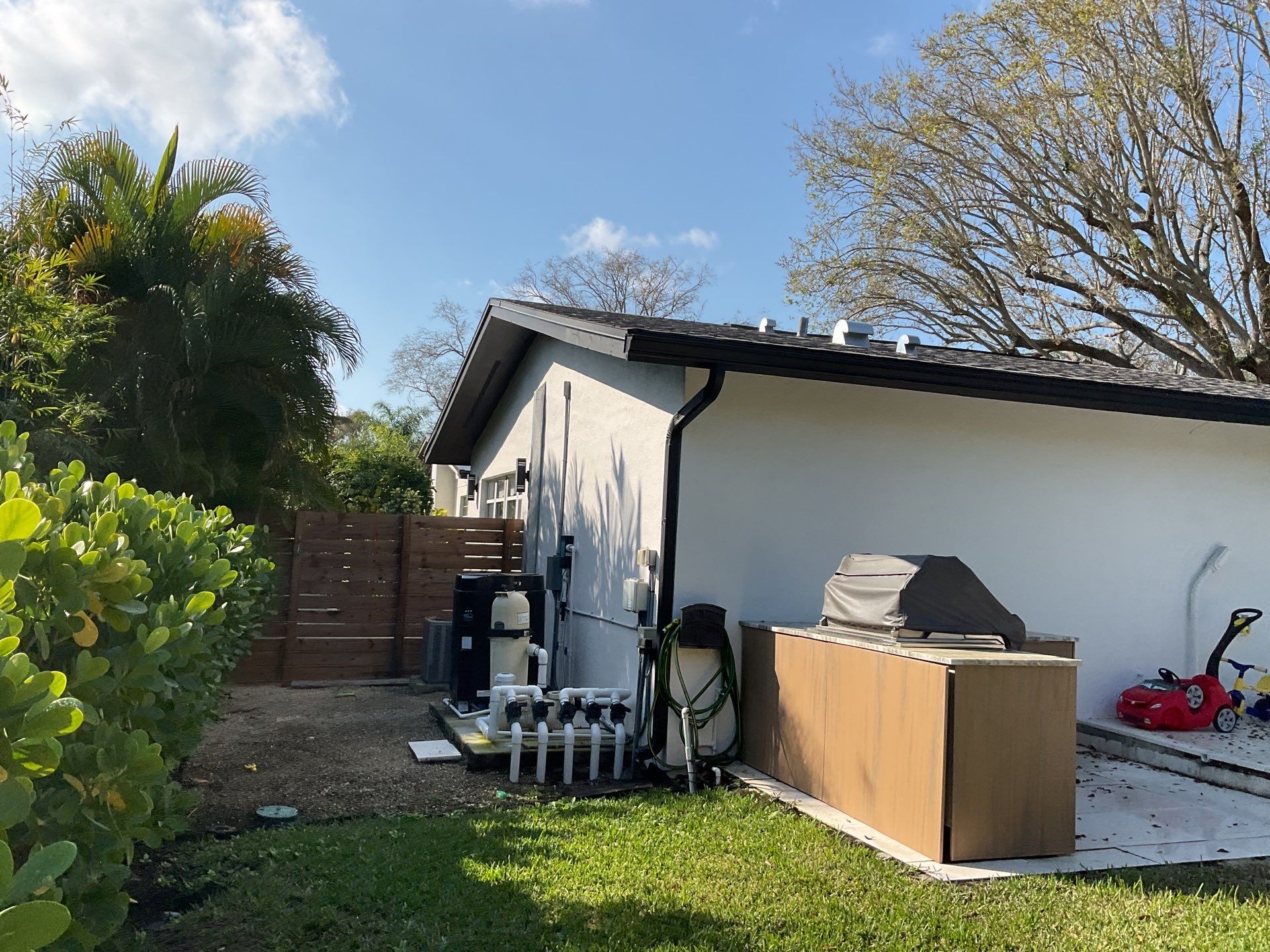 Black Gutter Guard Gutter Installation in Fort Myers FL by Gutter Professors