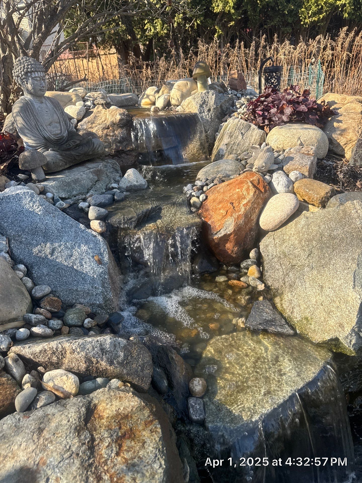 Small Waterfall Rebuild in Hatfield by Wicked Water Gardens