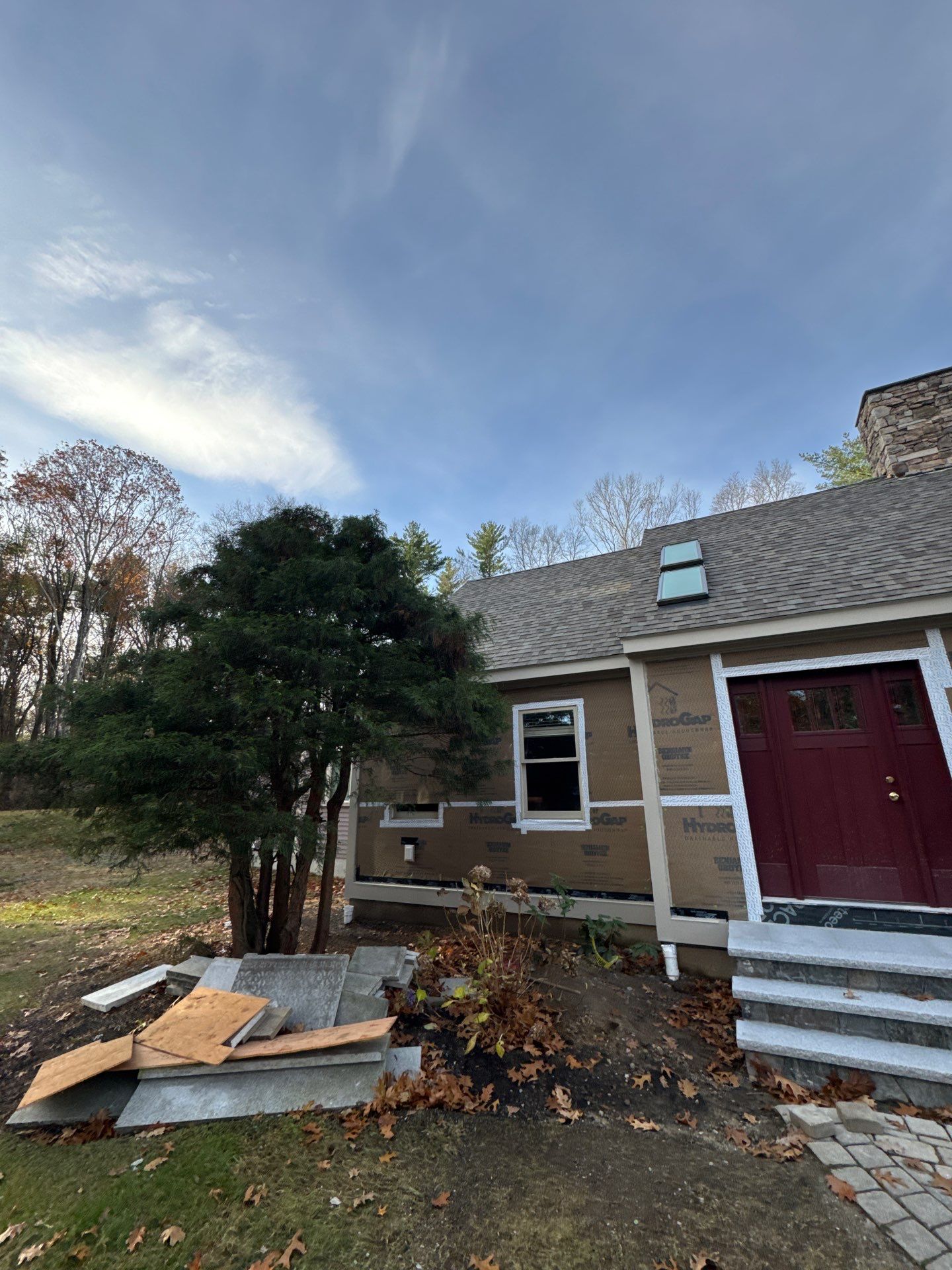 Complete House & Barn Roof with 13 Skylight Reflashing + EPDM Repairs by Mighty Dog Roofing of Greater Middlesex County