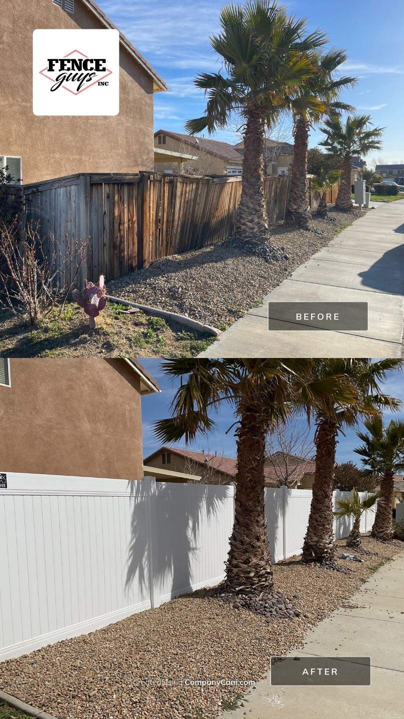White Vinyl by Fence Guys Inc. 
