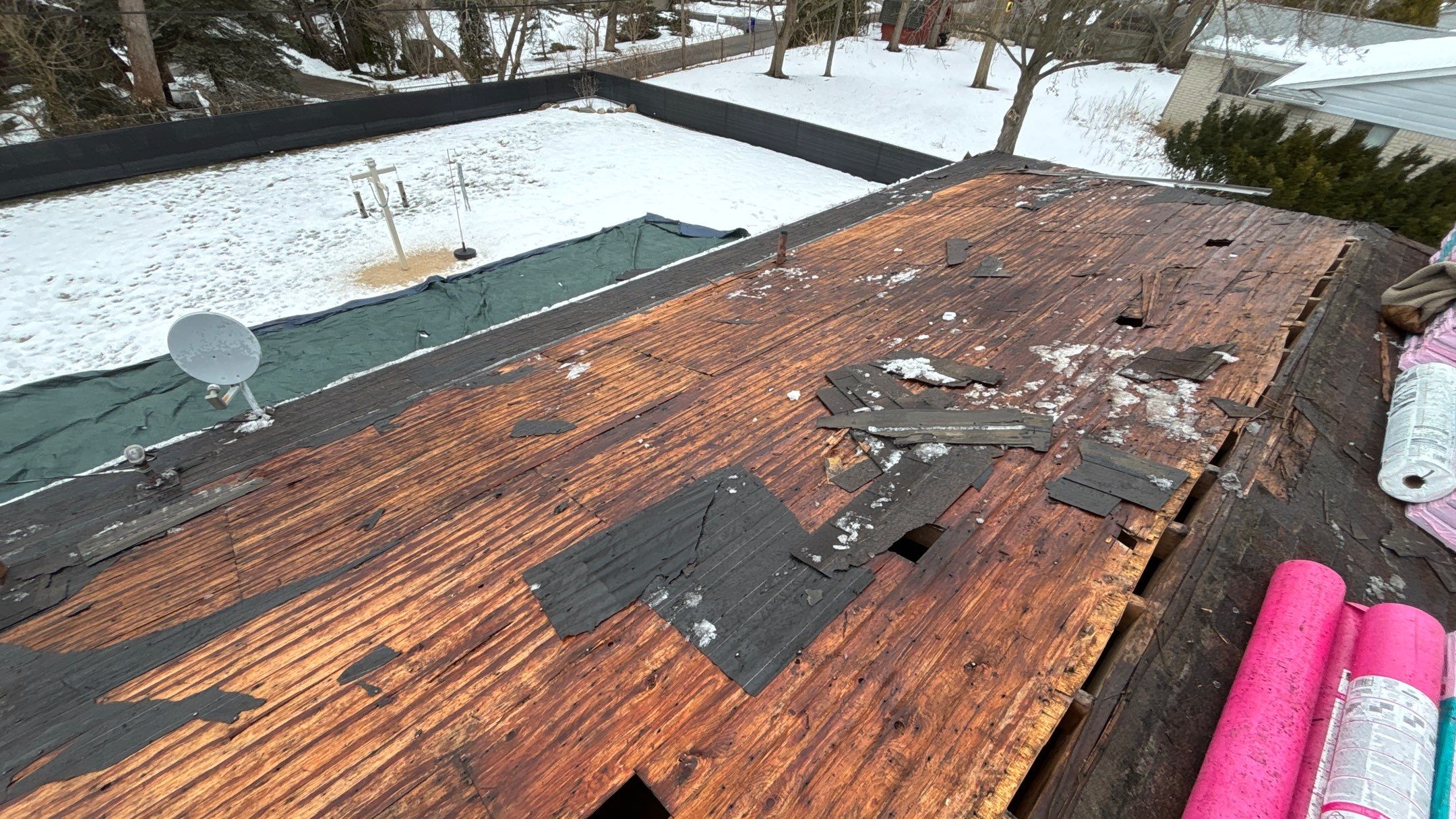 Roof Replacement using Owens Corning Brown Wood by 180 Contractors