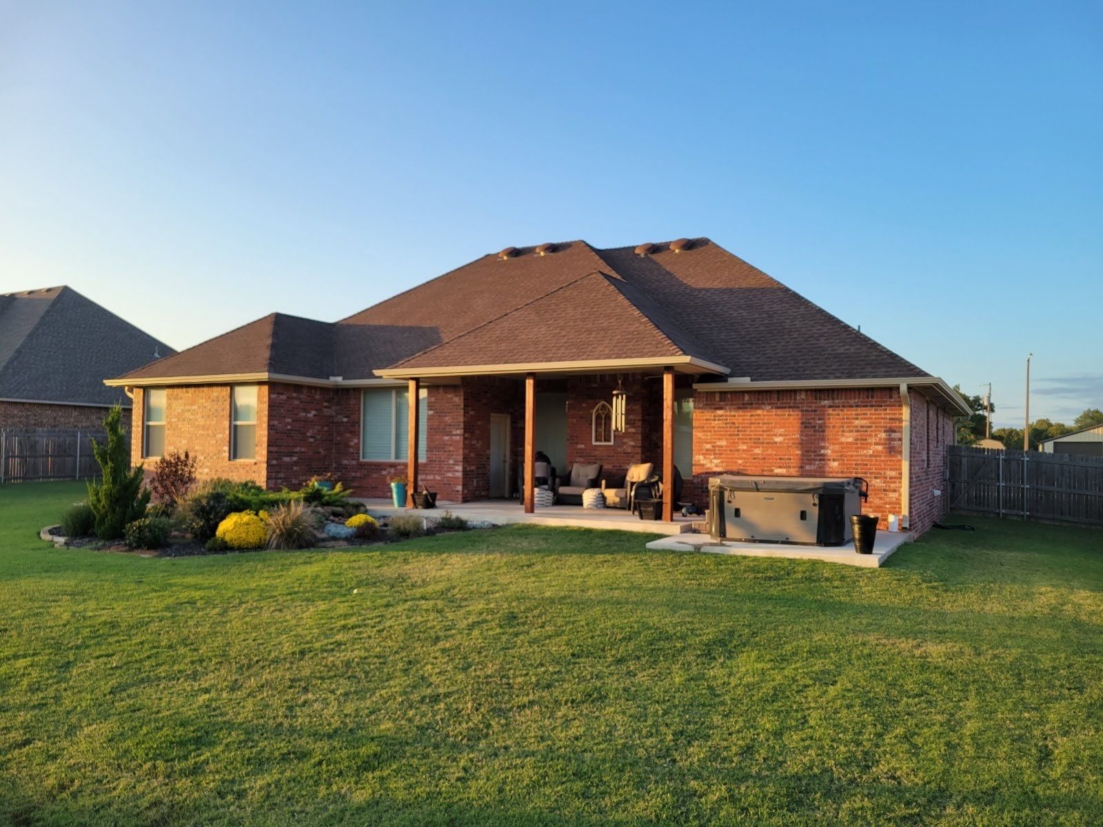 roof replacement in Tuttle by McCann's Roofing and Construction
