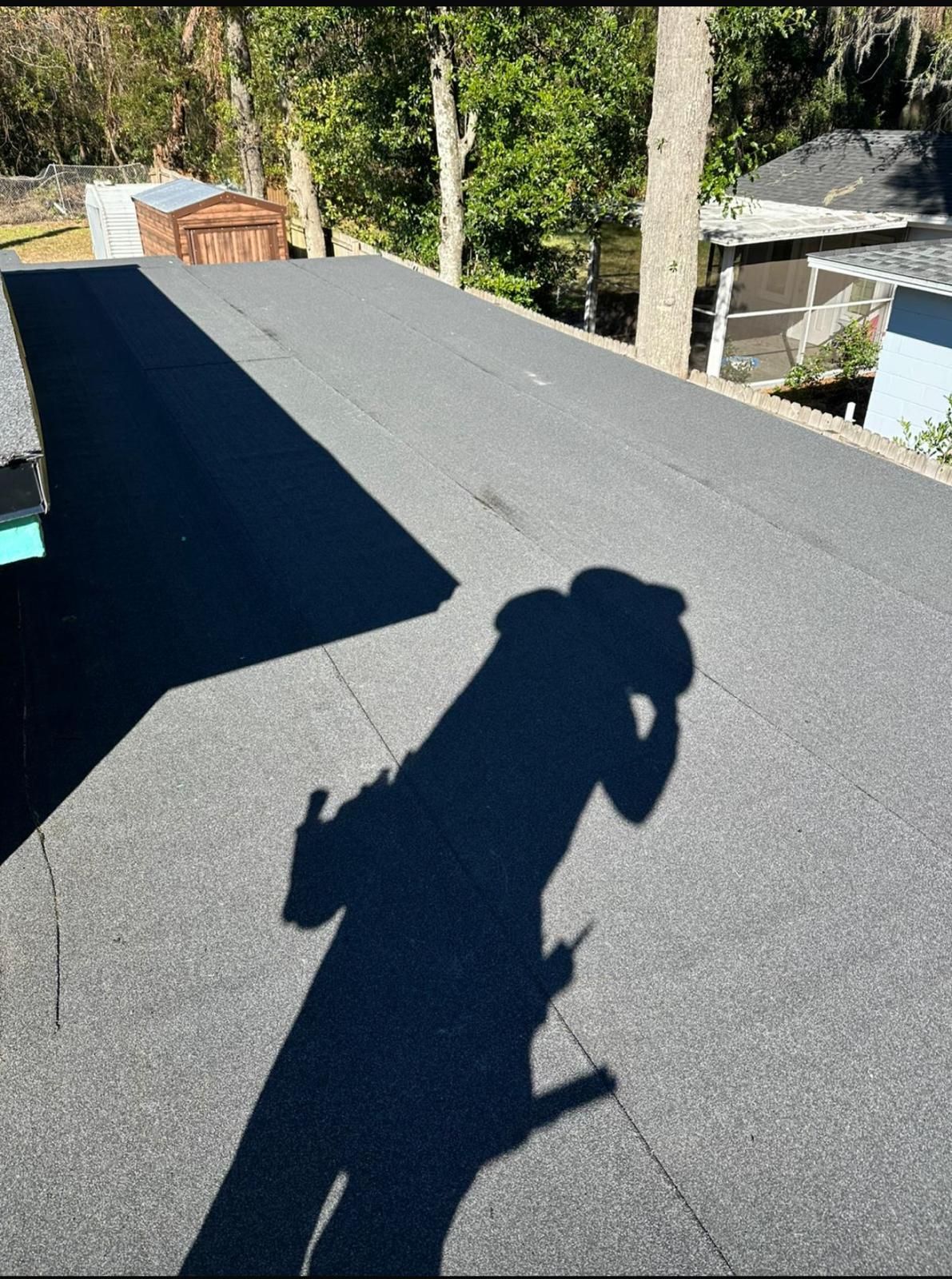 Flat Roof Renovation Due to Water Accumulation by urban green energy llc