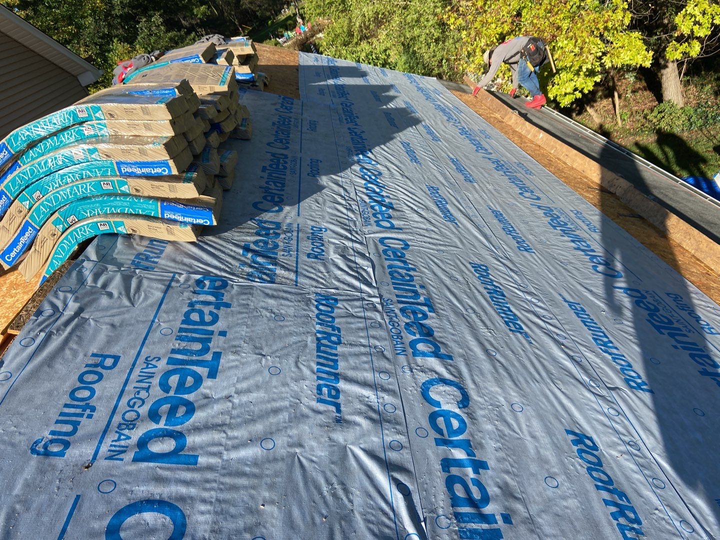 Roof Replacement using CertainTeed Landmark by 180 Contractors