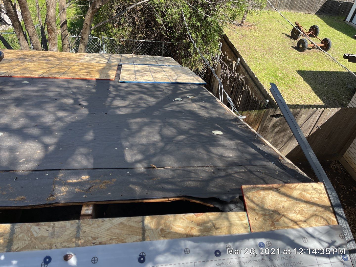 Historical Home needed a full decking and new roof by First United Roofing & Construction