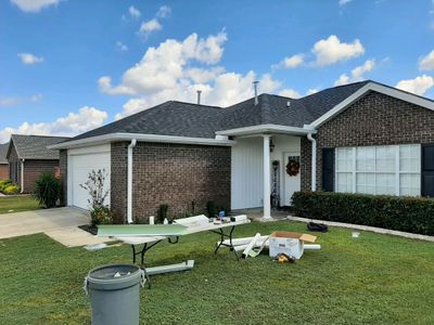Gutter Installation using K-Style Seamless Gutters