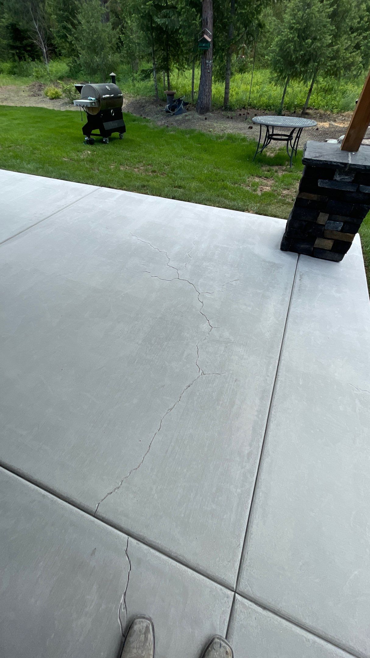 Patio Transformation using Slate Hybrid by Croc Coatings, LLC