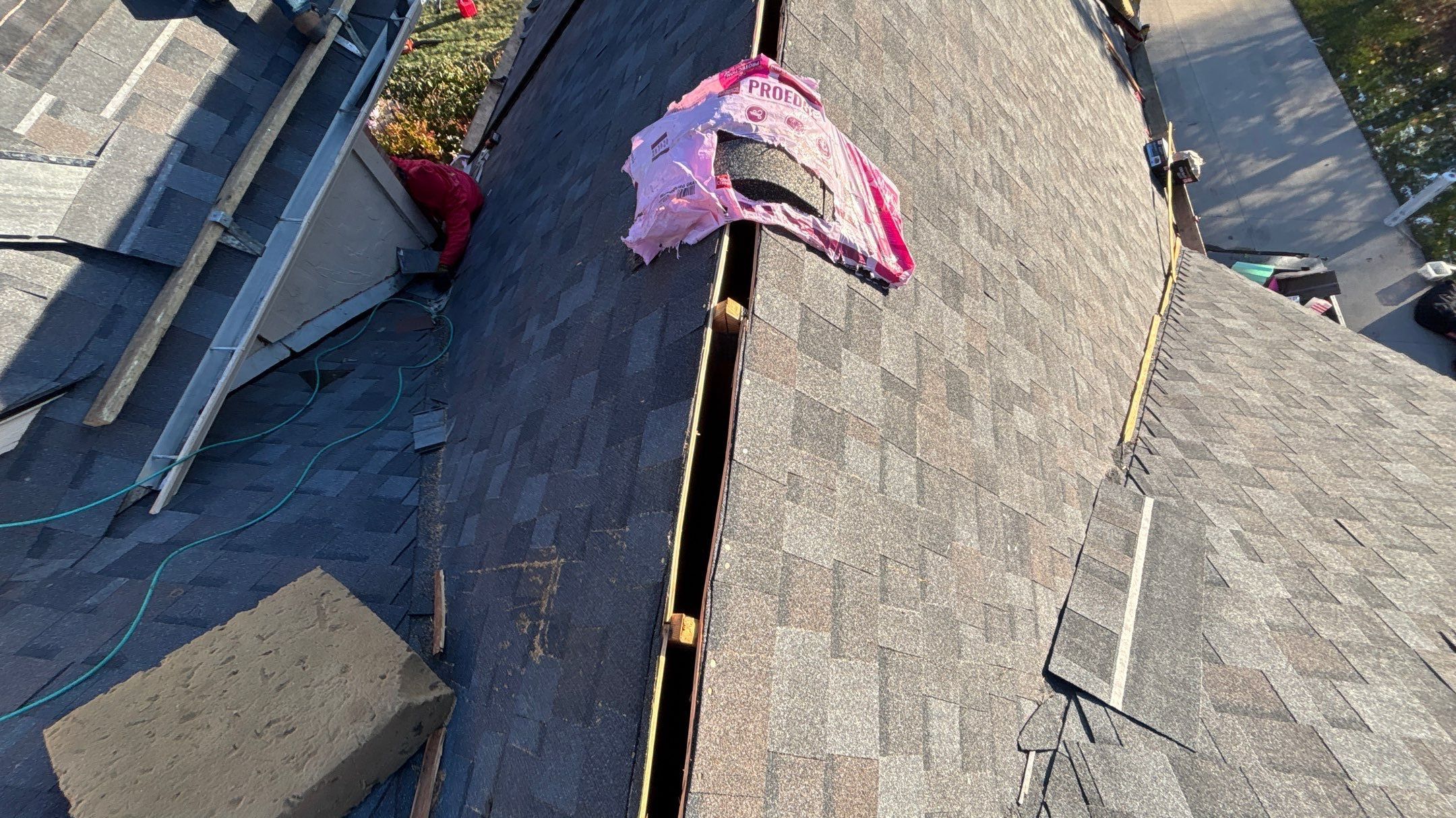 Roof Replacement using Owens Corning Williamsburg Grey by 180 Contractors