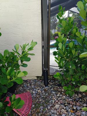 Brown Seamless Gutters Installed in Historic Sarasota FL