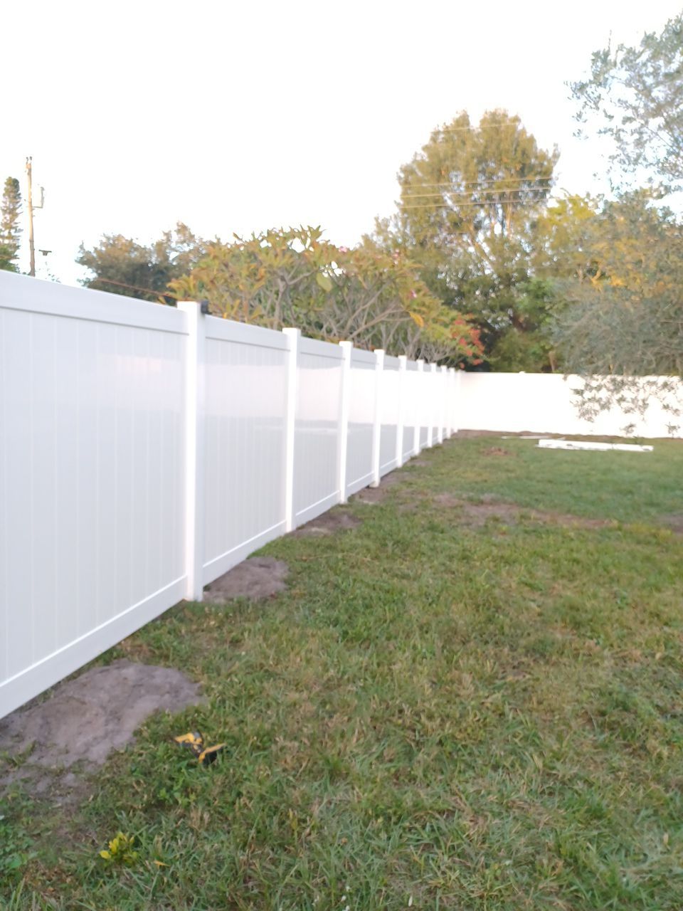 Bradenton, FL 6 ft. Tall White Vinyl Privacy Fence  by Asap fence and gates, LLC