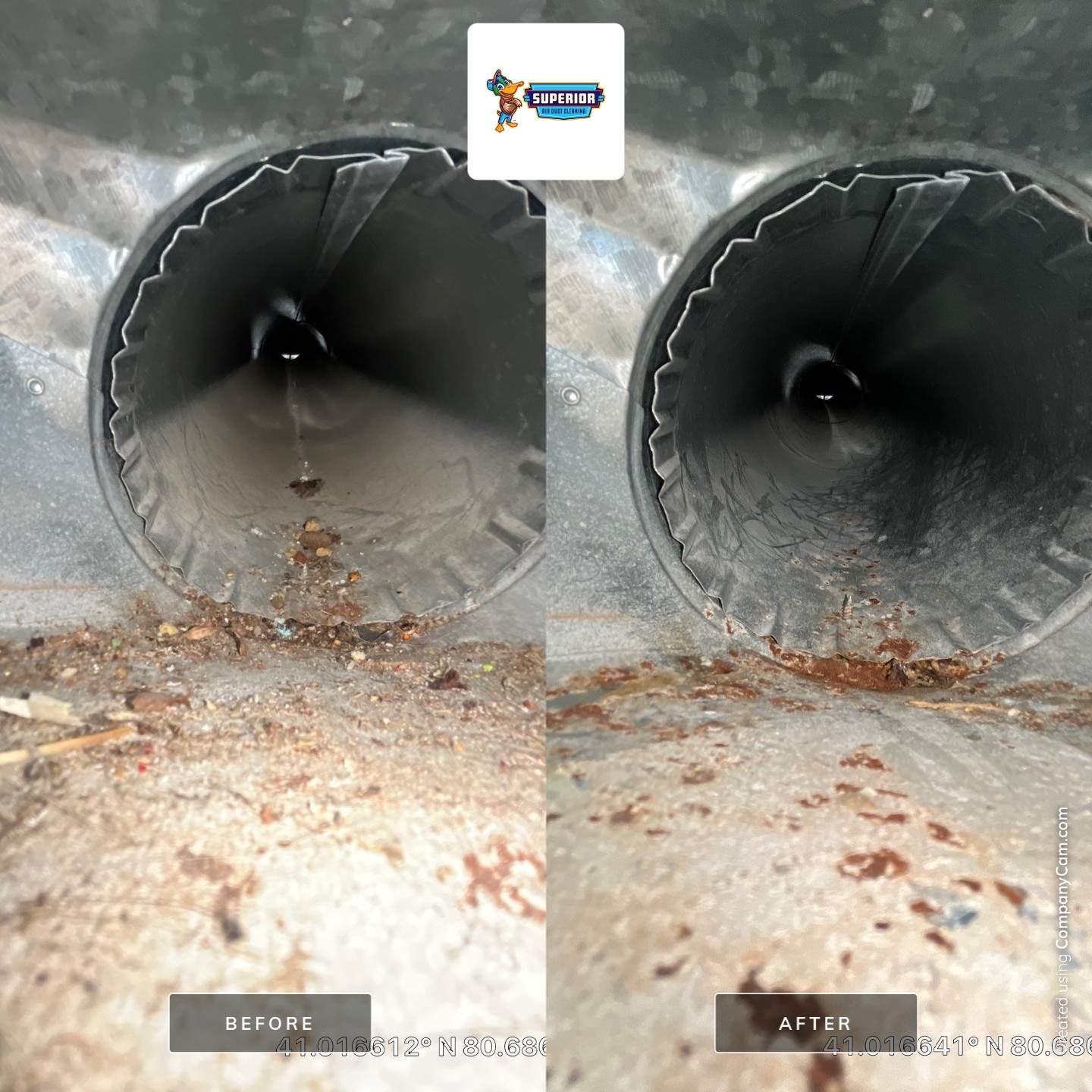 Air Duct Cleaning With a Vacuum Truck in Boardman, OH by Superior Air Duct Cleaning