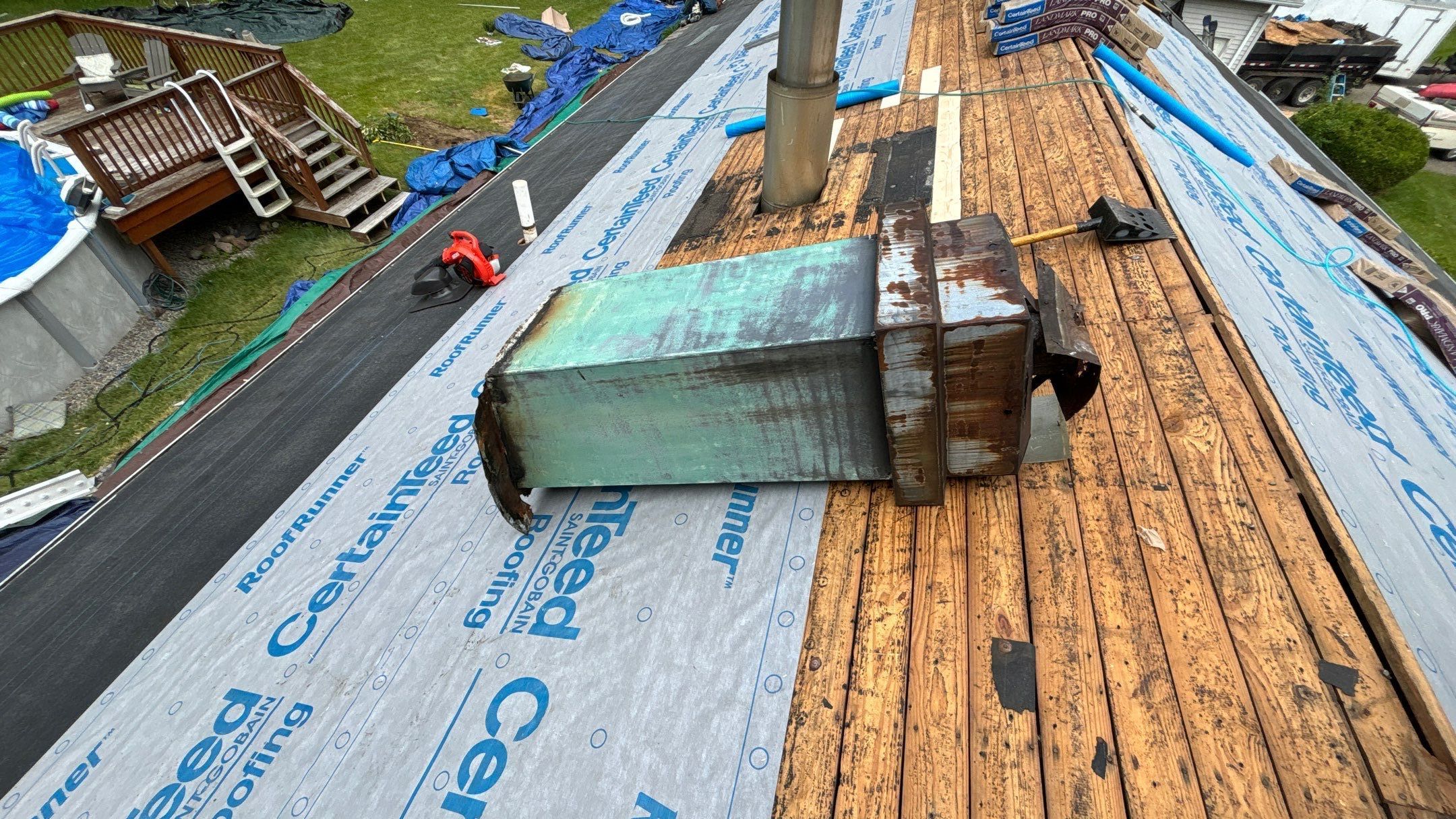 Roof Replacement using CertainTeed Landmark Pro by 180 Contractors