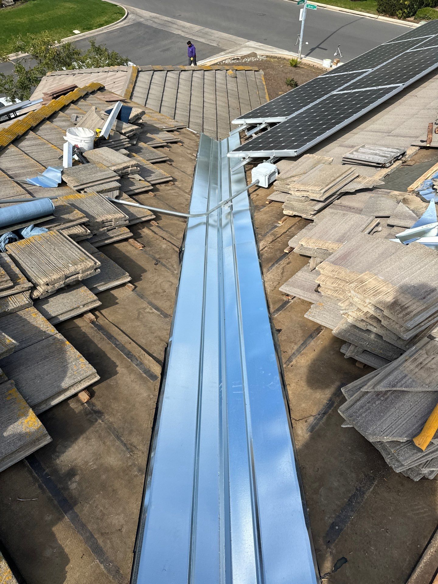 Solar Roof Leak Repair  by Grandmark Service Company