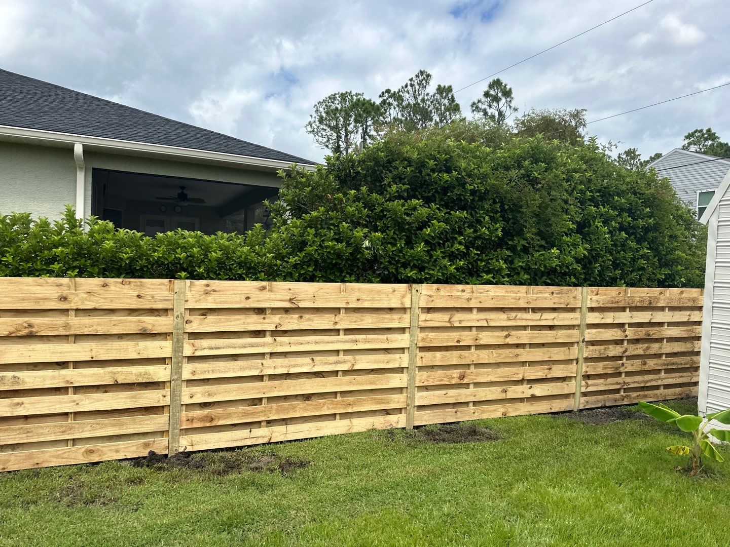 Wood Fence Installation using Wood Pressure Treated Fence  by Asap fence and gates, LLC