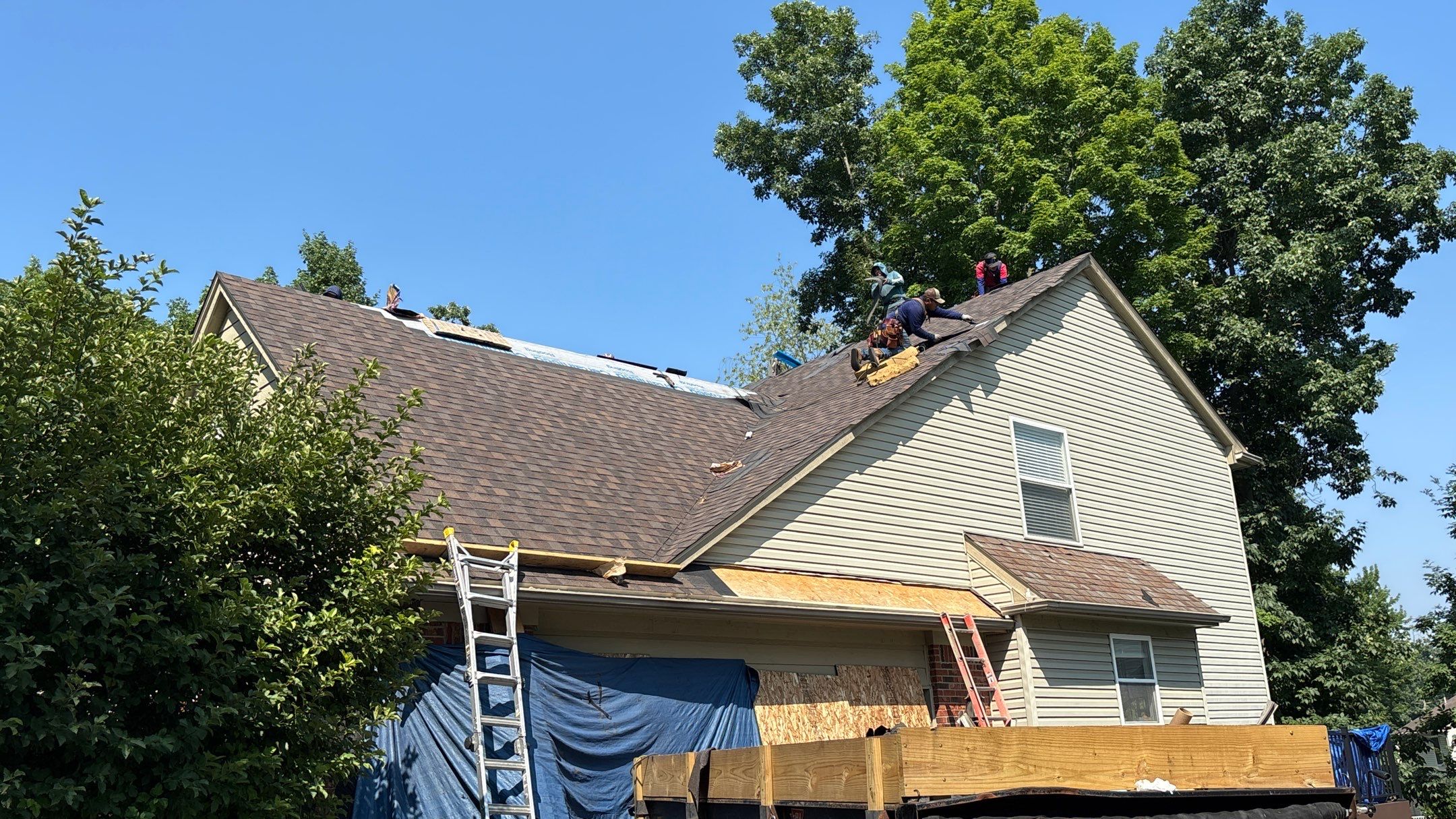 Roof Replacement using CertainTeed Landmark Max Def Shenandoah by 180 Contractors