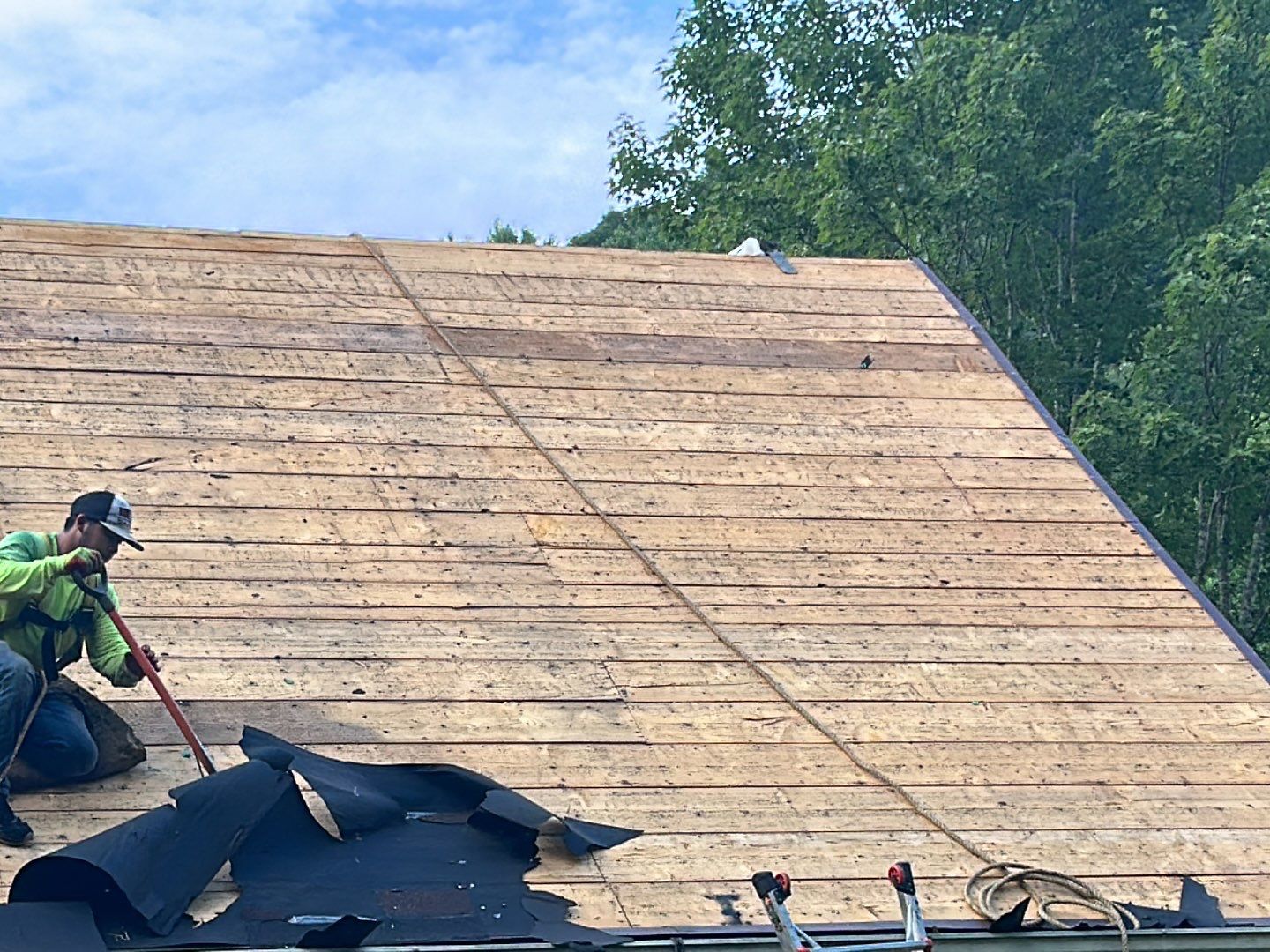 Residential Roofing Installation using Metal by Mr. Roofer