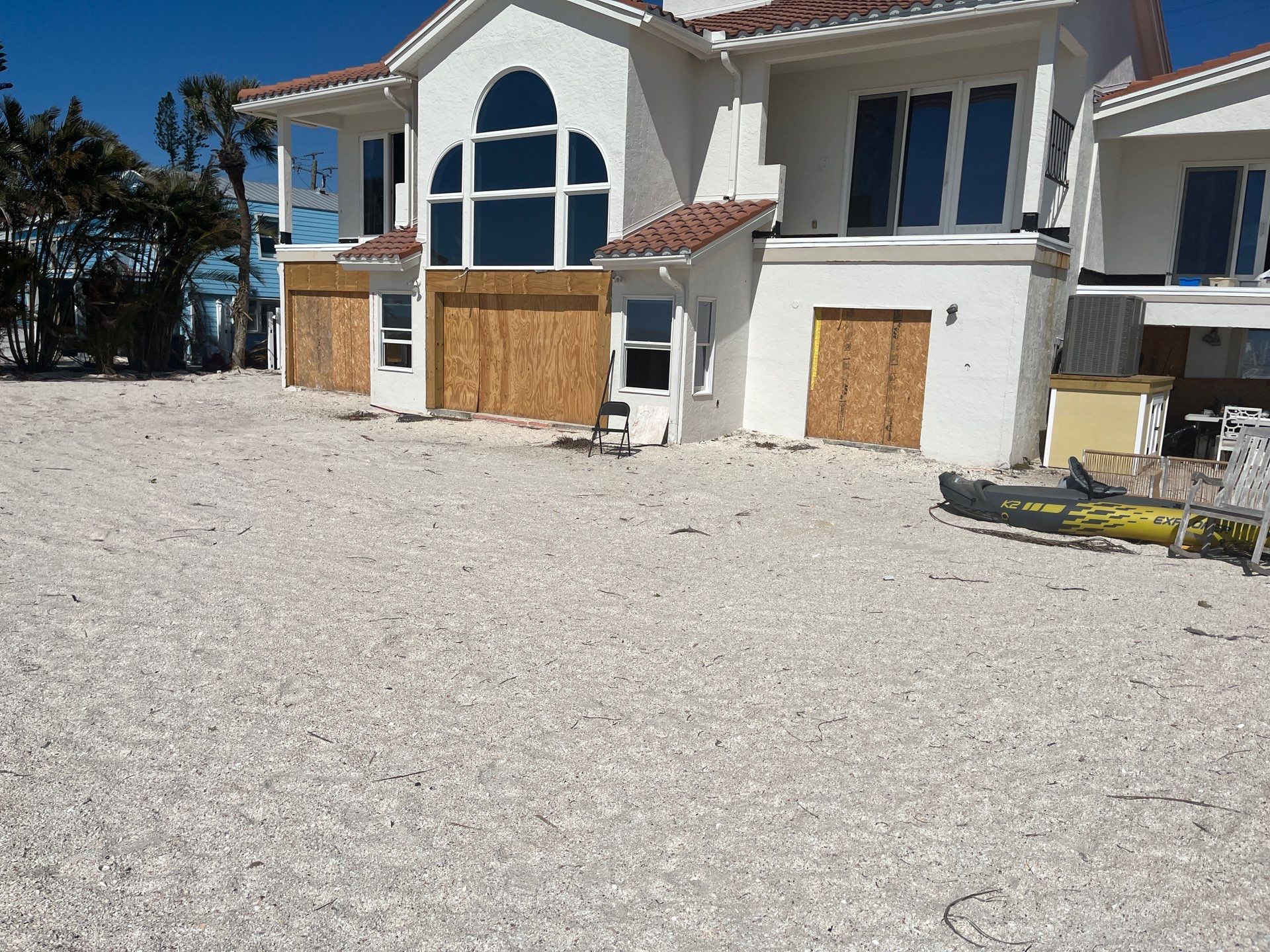 White Soffit and Fascia Upgrade in Nokomis FL by Gutter Professors