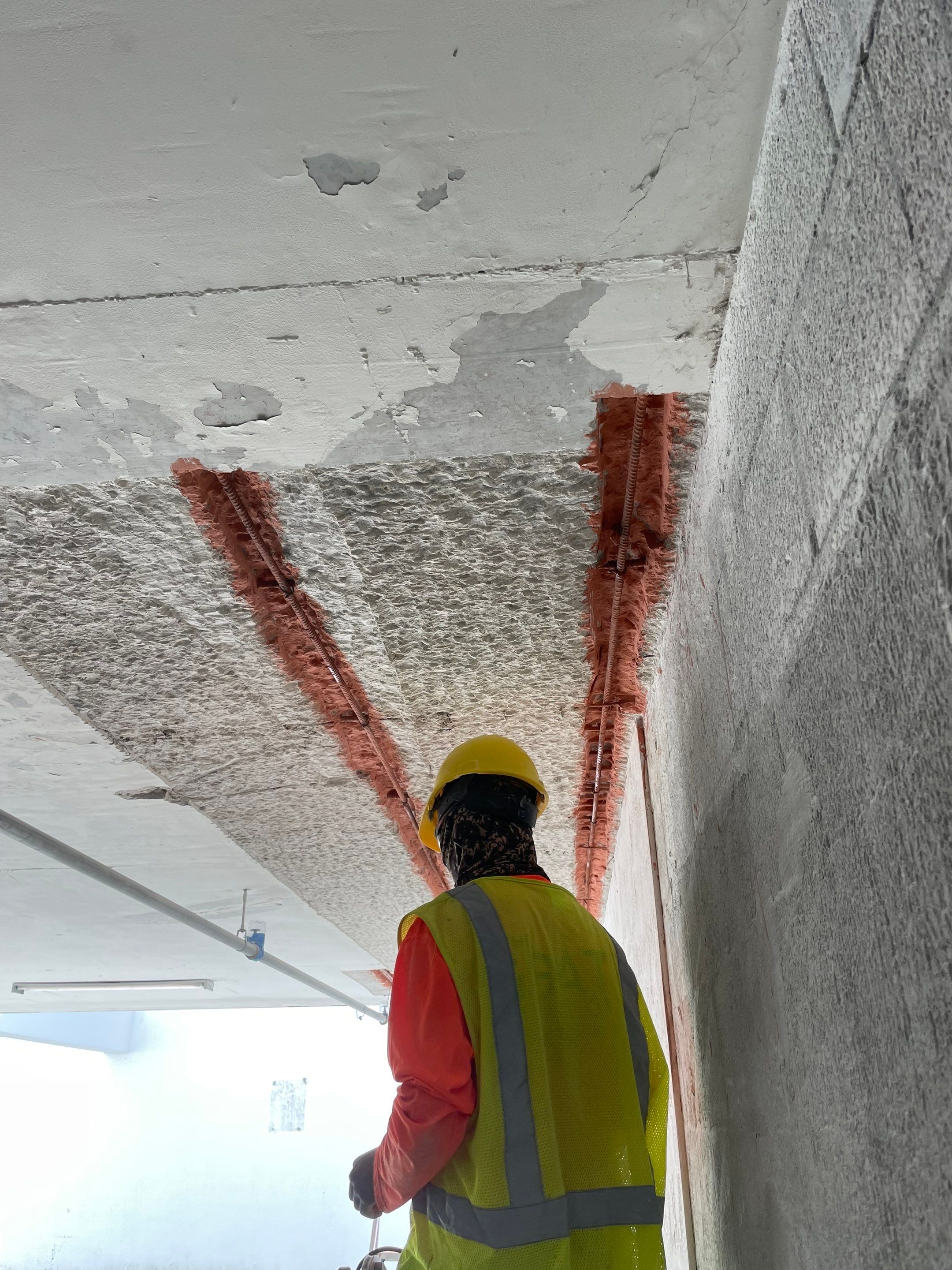 Concrete Restoration using SIKA by The Goat Contractor ( Giampri Corp)