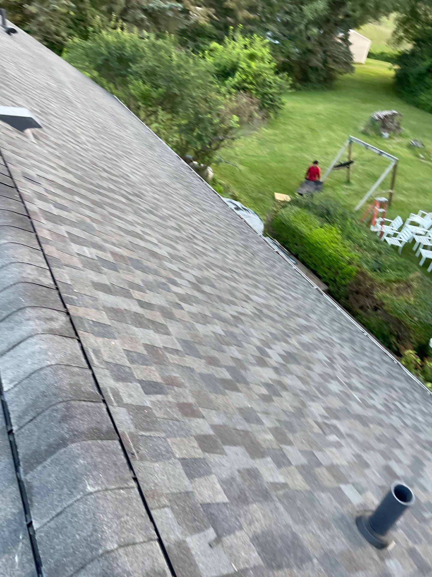 Residential Roofing Installation using GAF Timberline HDZ Charcoal by Rainstoppers Roofing