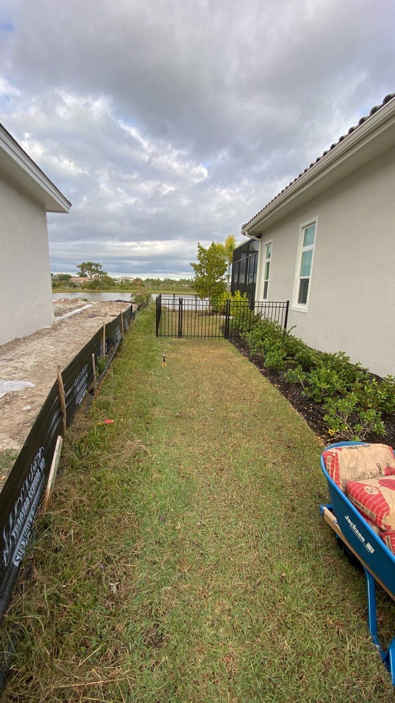 Bradenton, FL  4ft. Tall 3-Rail Black Aluminum Fence by Asap fence and gates, LLC