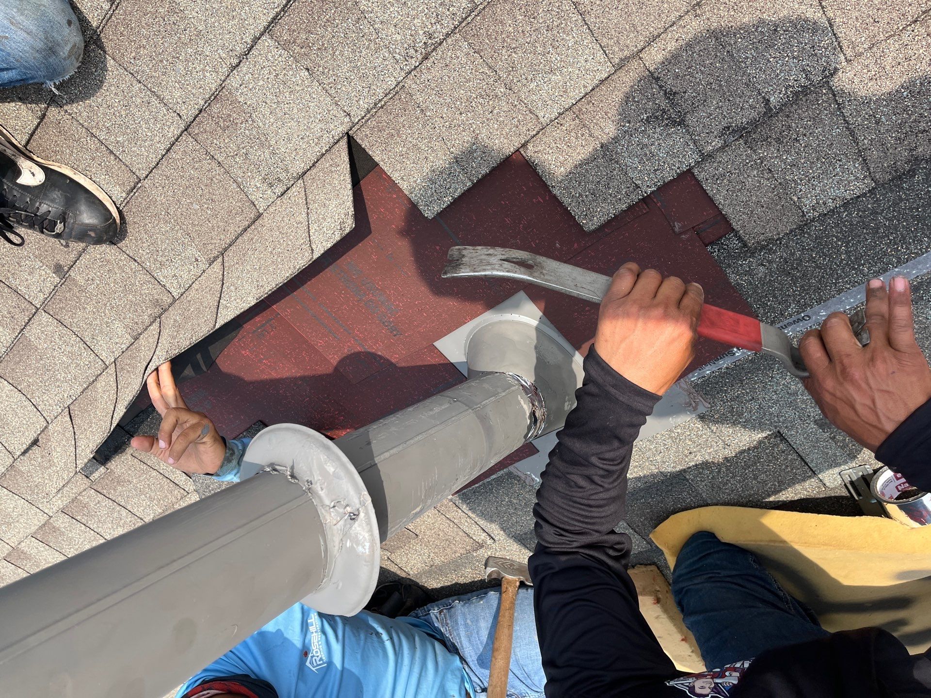 Hail Damage using Owen's Corning Duration (Lifetime) Shingles by Roof Repair Company