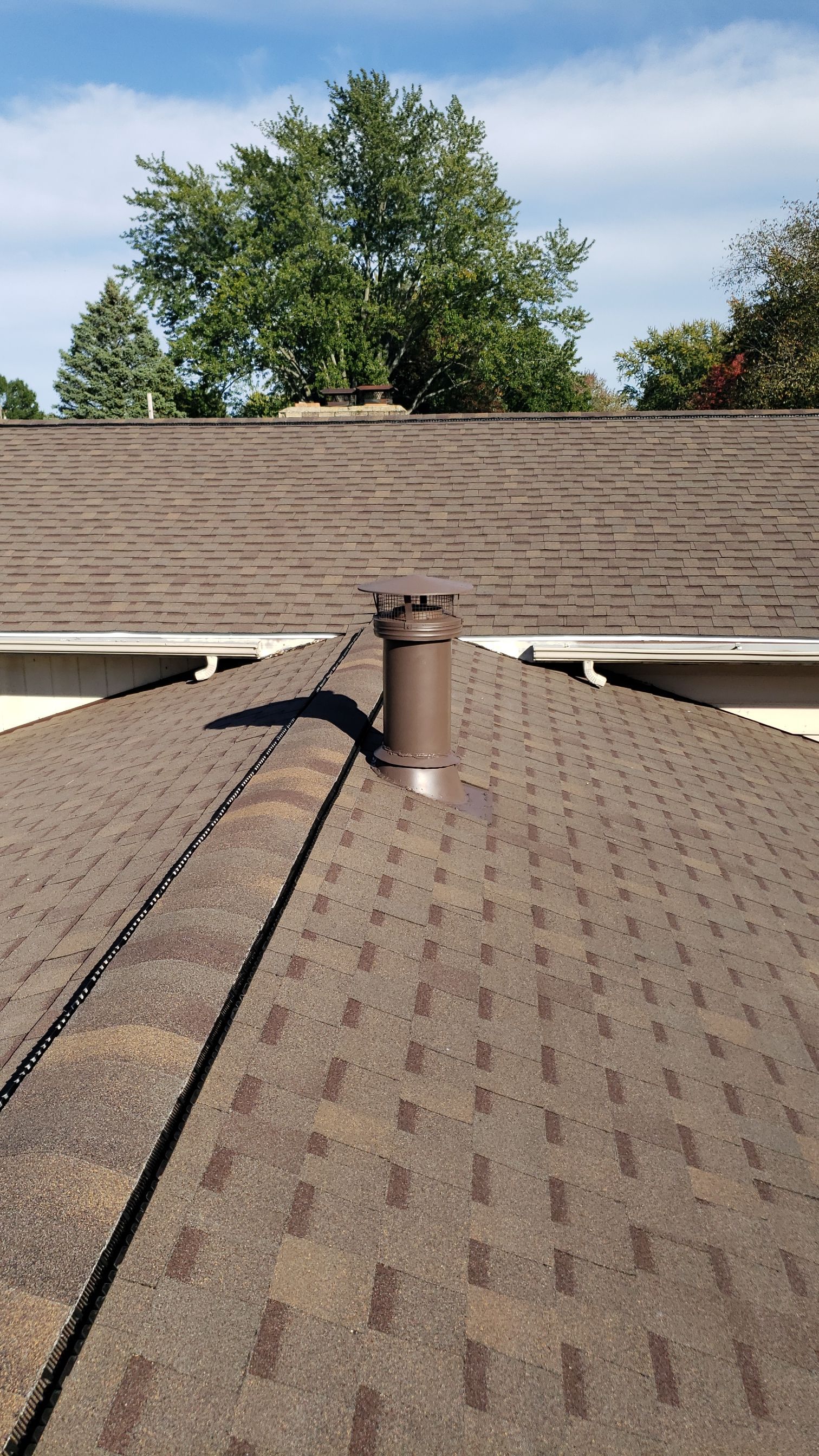 ATLAS PINNACLE COLOR: PRISTINE HEATHER DRIP EDGE: MUSKET BROWN by Eagle Eye Roofing