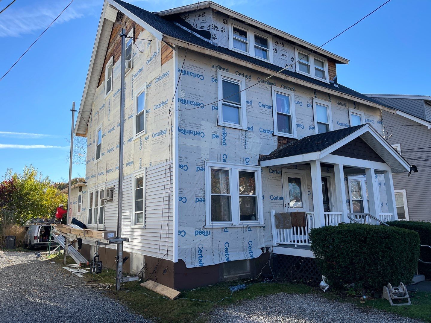 Residential Roofing Installation using GAF Timberline HDZ by Sensible Home Solutions