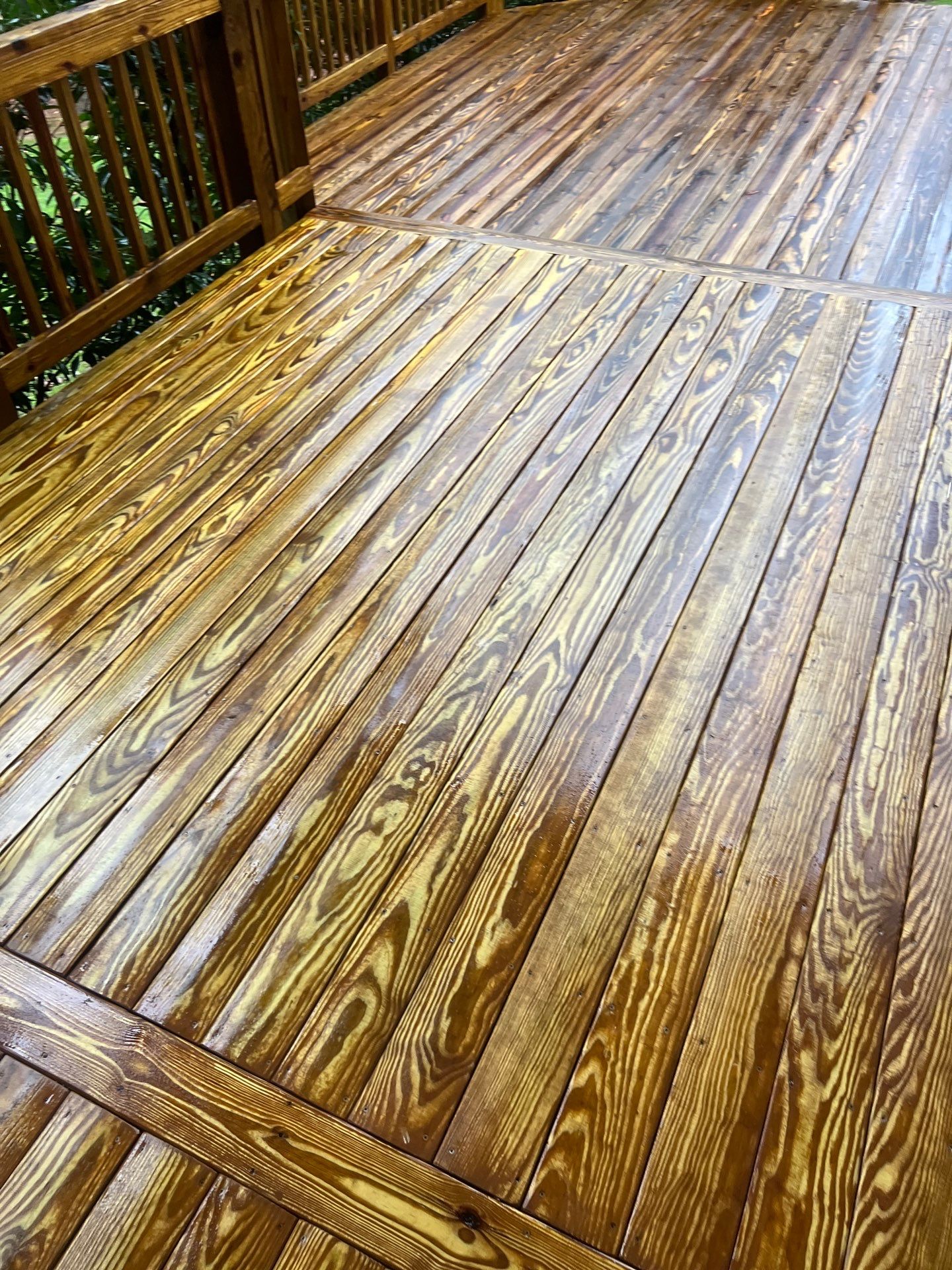 Multi level Deck coated with Wood Sealant by DuraSeal