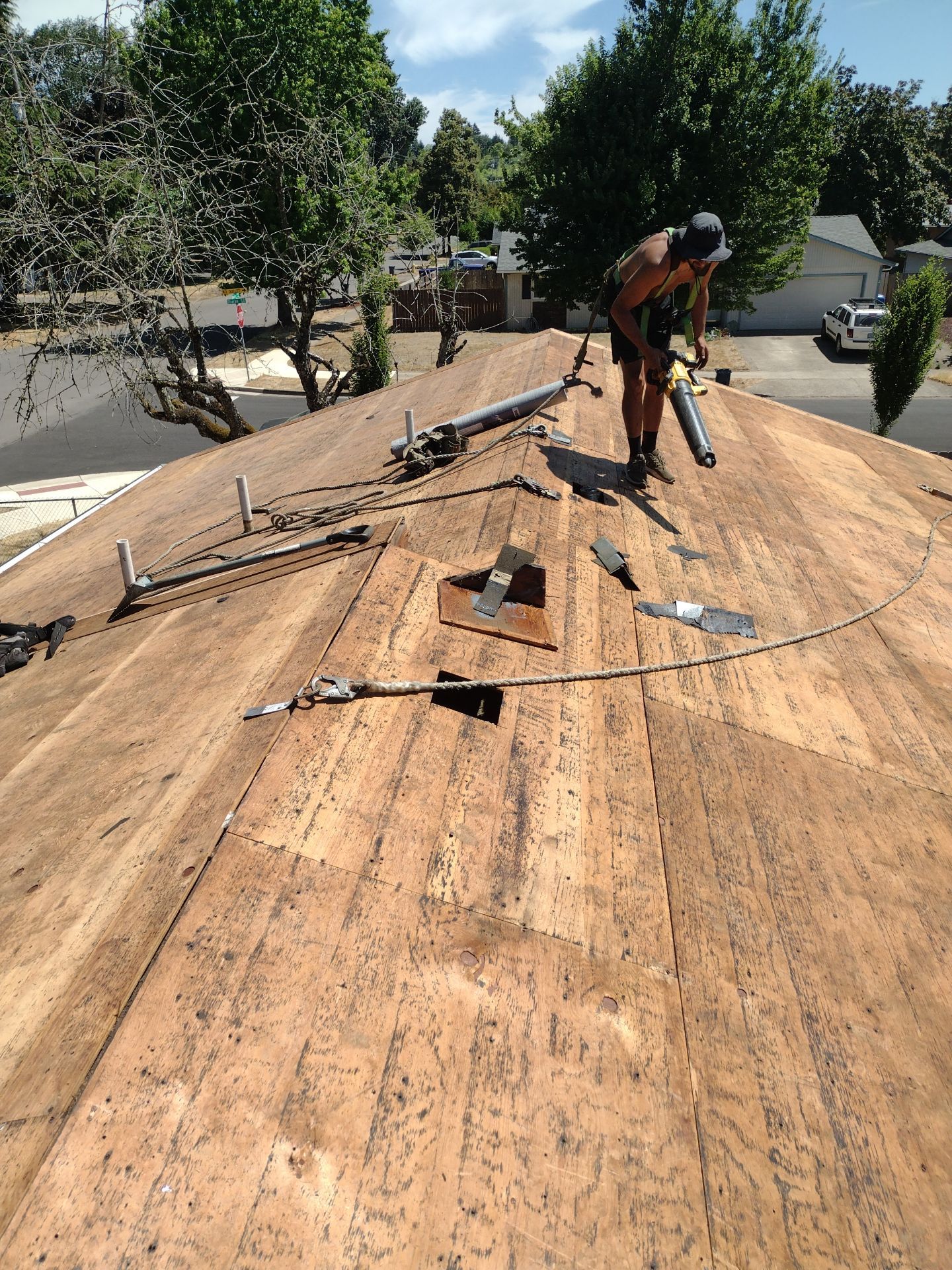 Residential Roofing Installation using IKO Dynasty (Color: Granite Black) by Orezona Building & Roofing Company, Inc.
