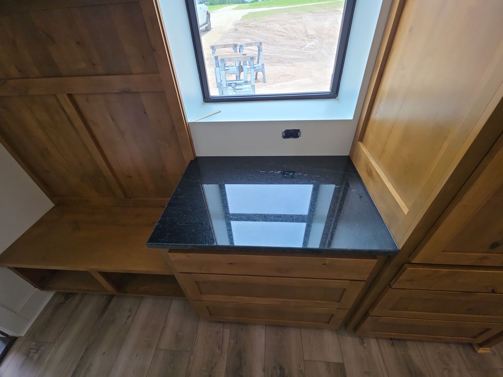 Residential Black Granite Countertop Installation in Sulphur by TNT Countertops