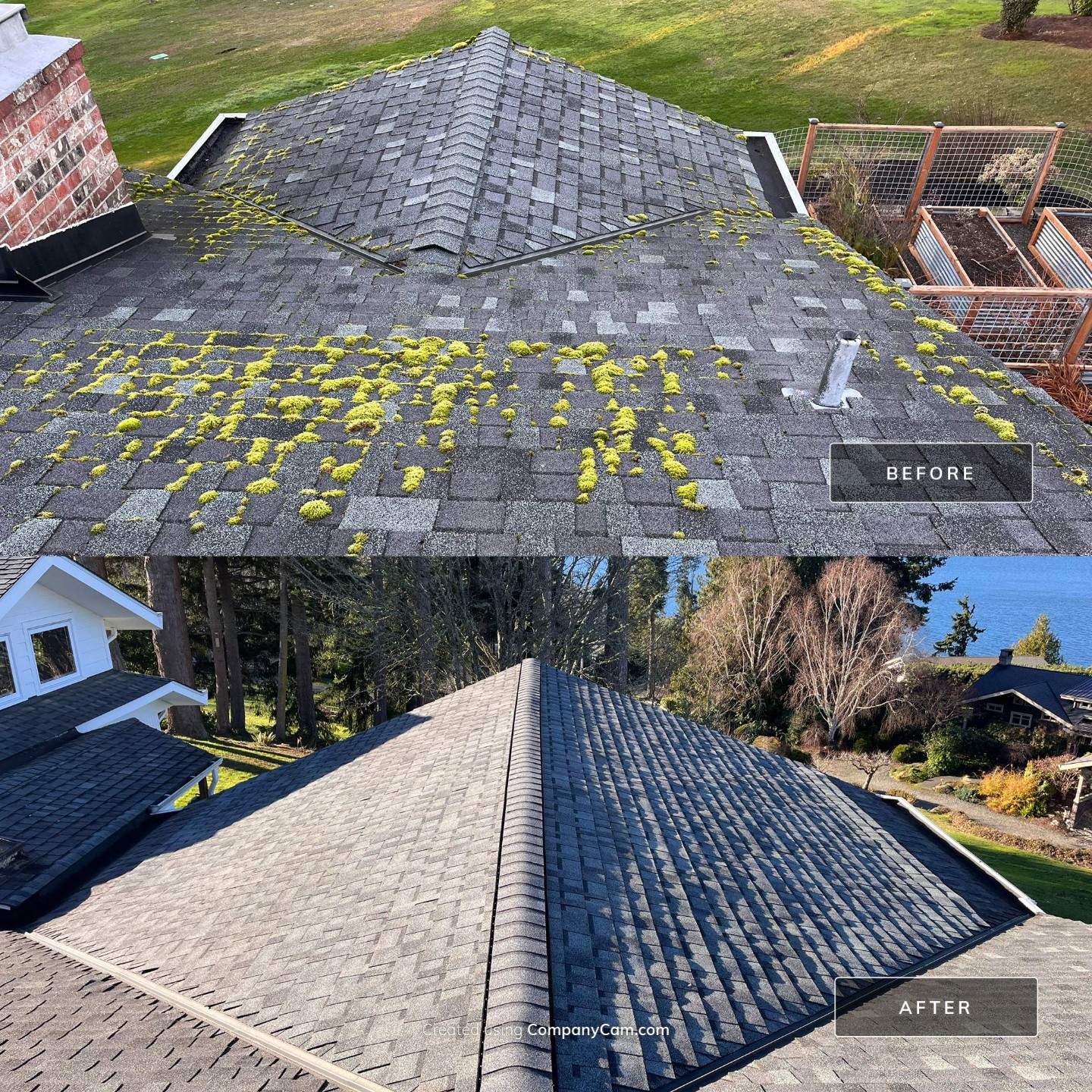 Residential Roof Cleaning in Poulsbo, WA by Hanley Construction