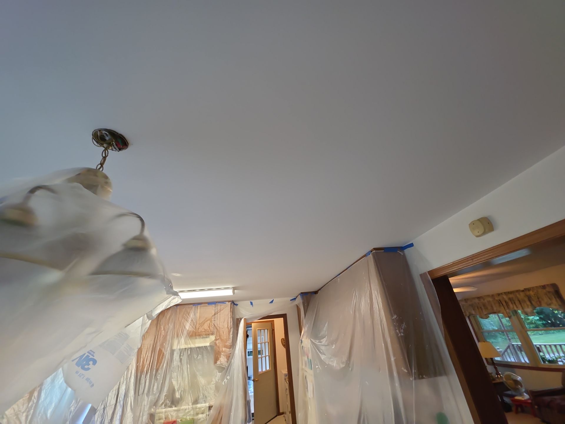 Interior Ceiling Repainting in Fremont Michigan by Gordon Painting