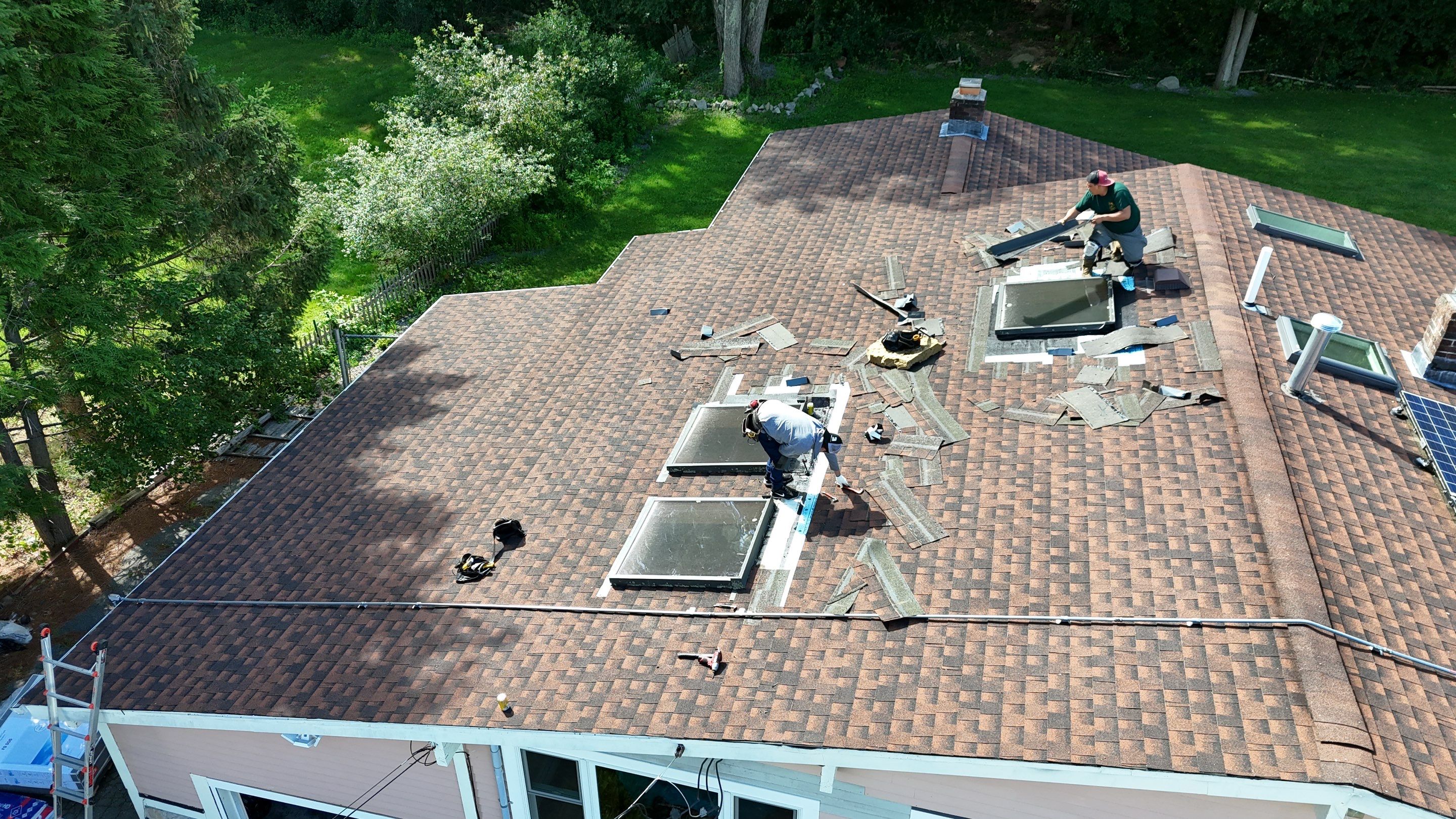 Project in Bedford, MA by Mighty Dog Roofing of Greater Middlesex County