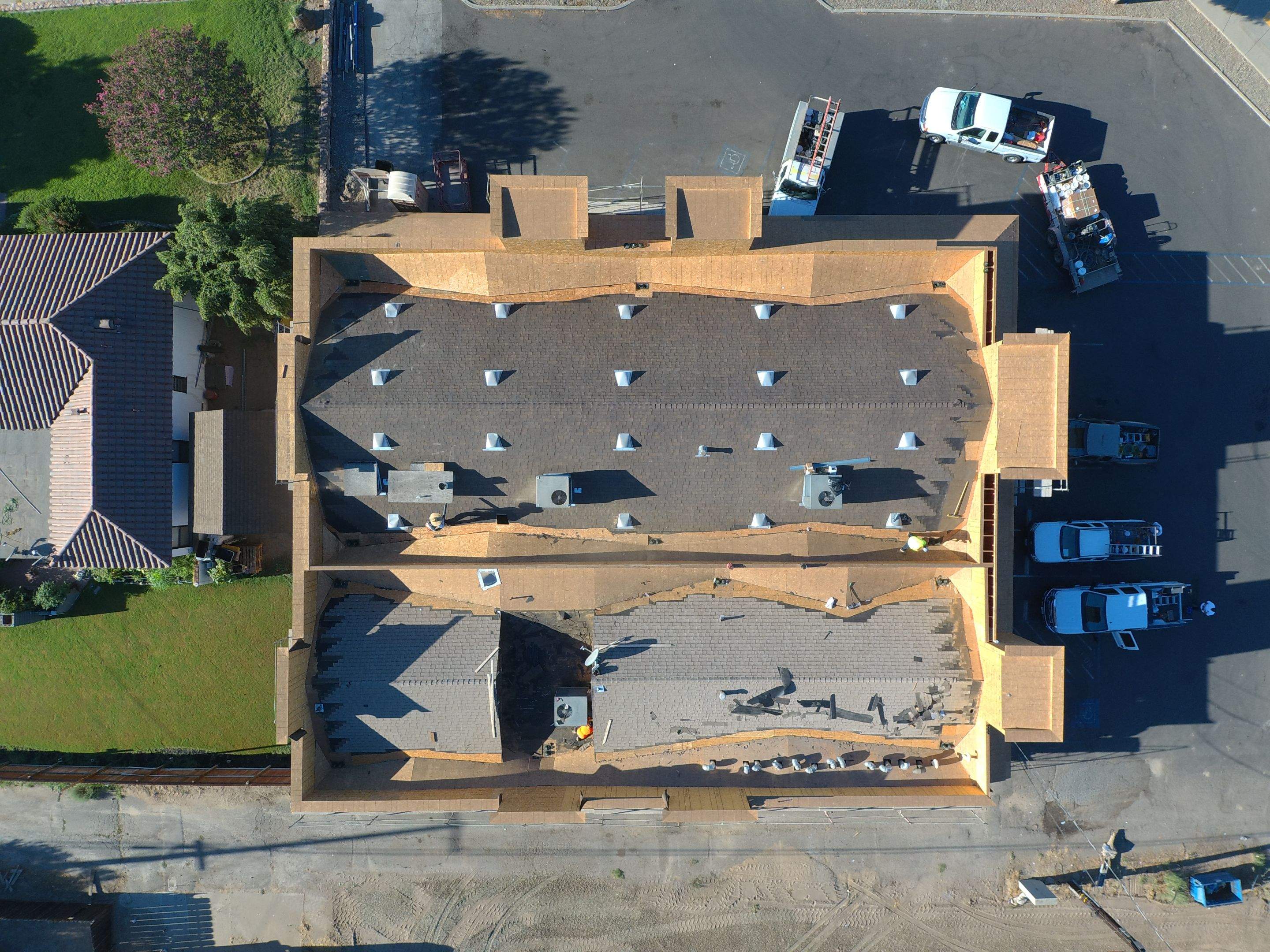 Spray foam and coatings using Conklin Benchmark/PUMA XL coatings and spray foam by Straight Edge Roofing Inc