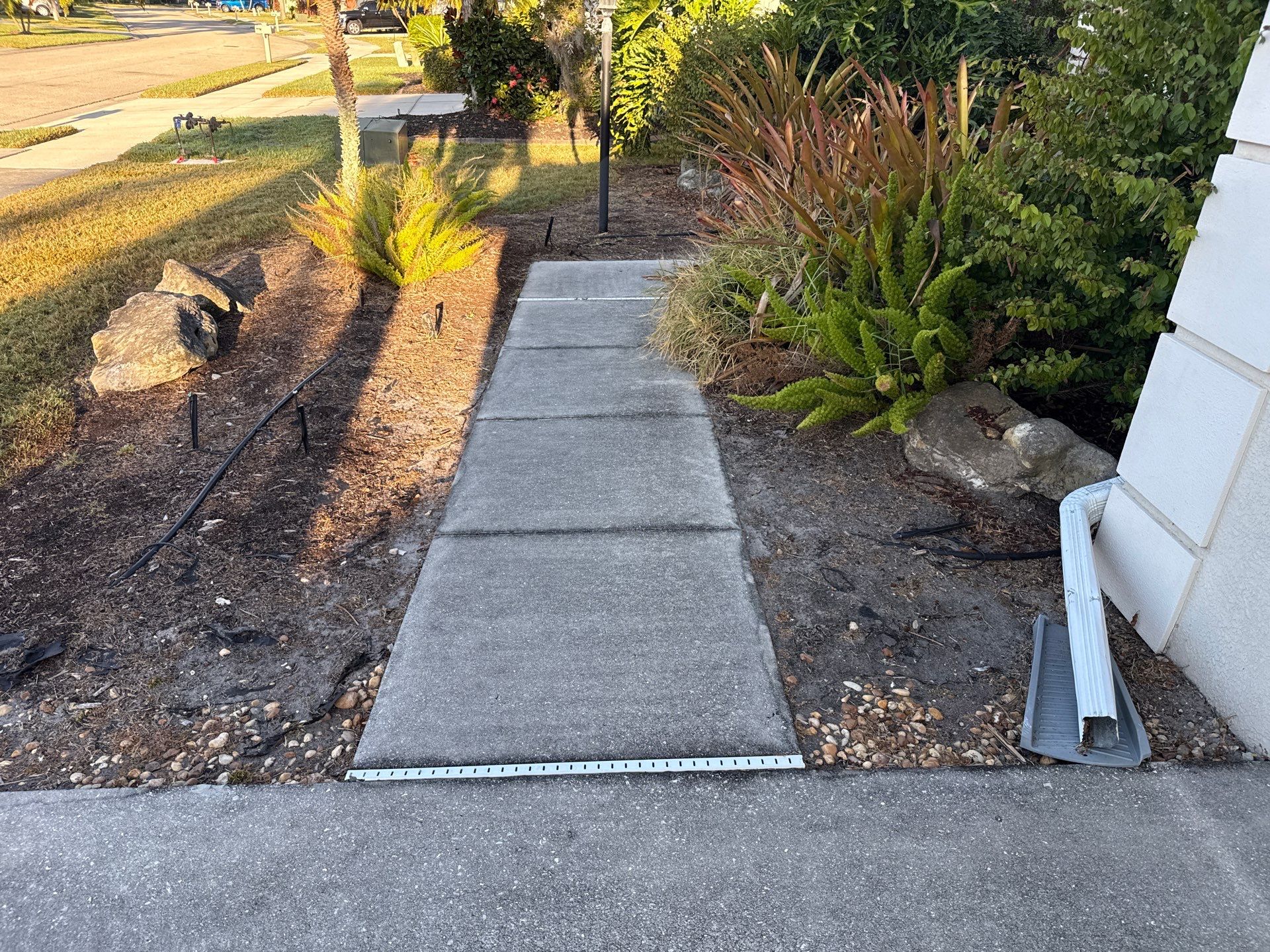 Driveway & Walkway Cleaning Project | Northwood Park, Palmetto FL by Sunshine AquaWash