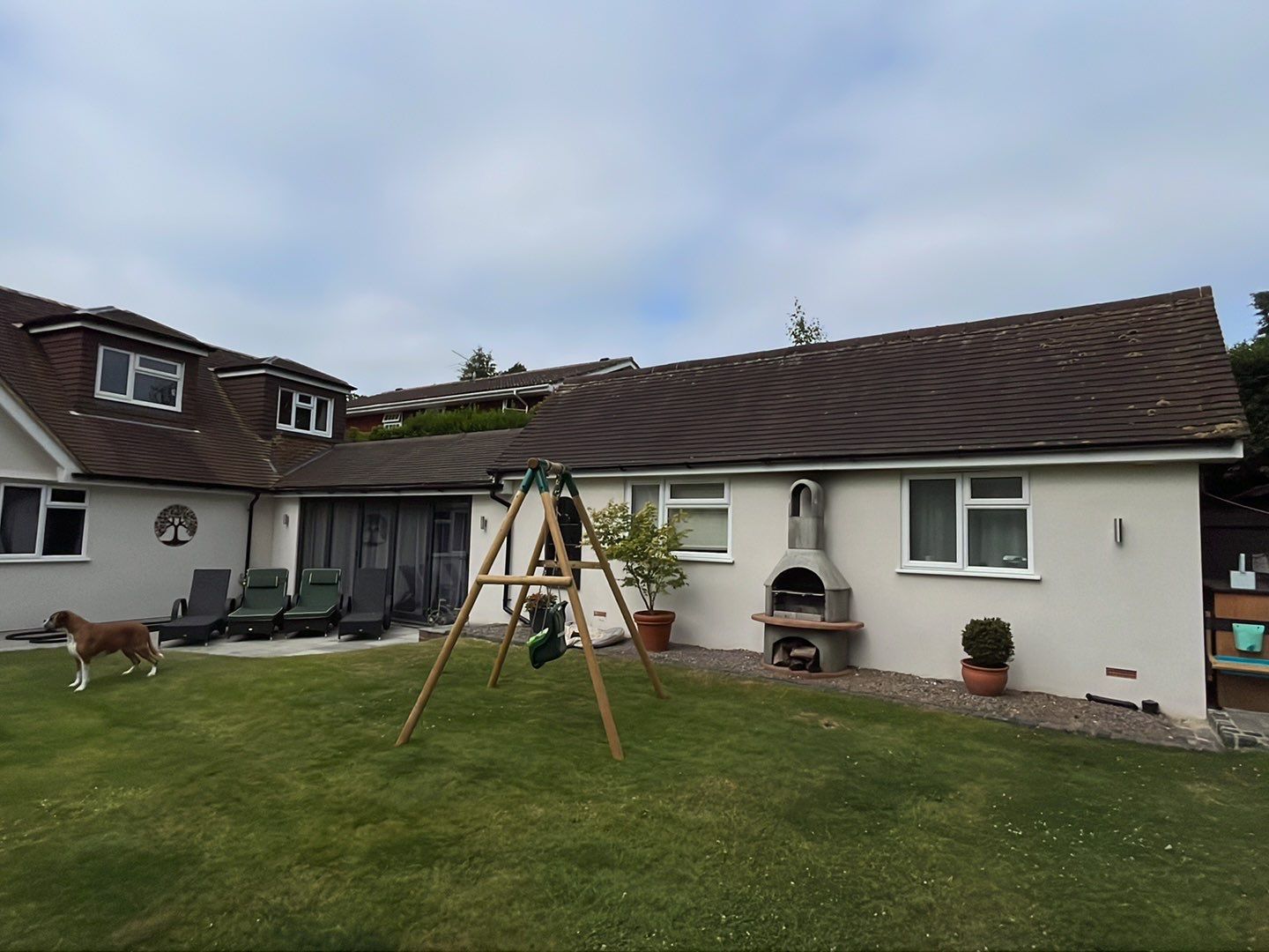 Roof Clean - Biocide Treatment using Honda 15lpm Low Pressure Washing Machine by Ges Exterior Cleaning ltd