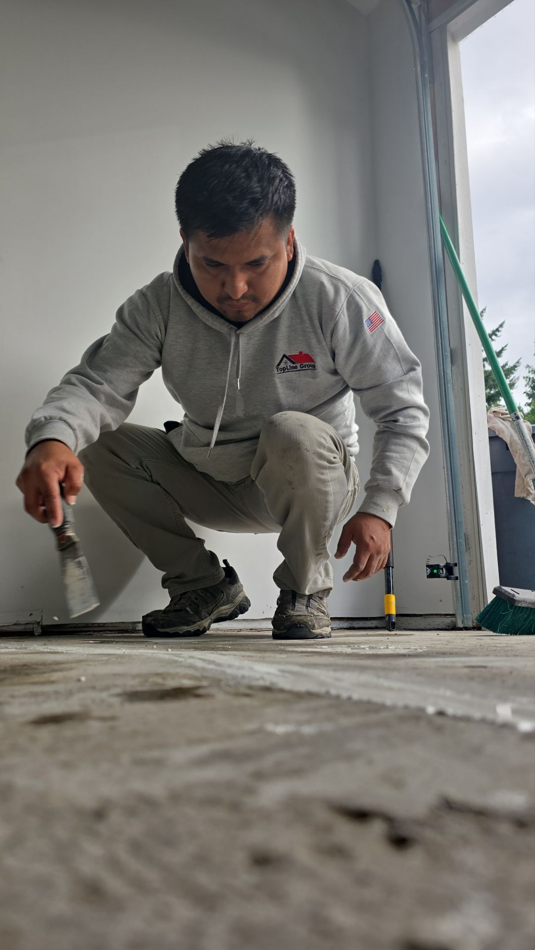 Garage remodeling by Topline Group 