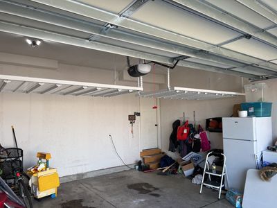 Ethan S. adds overhead racks to his garage!