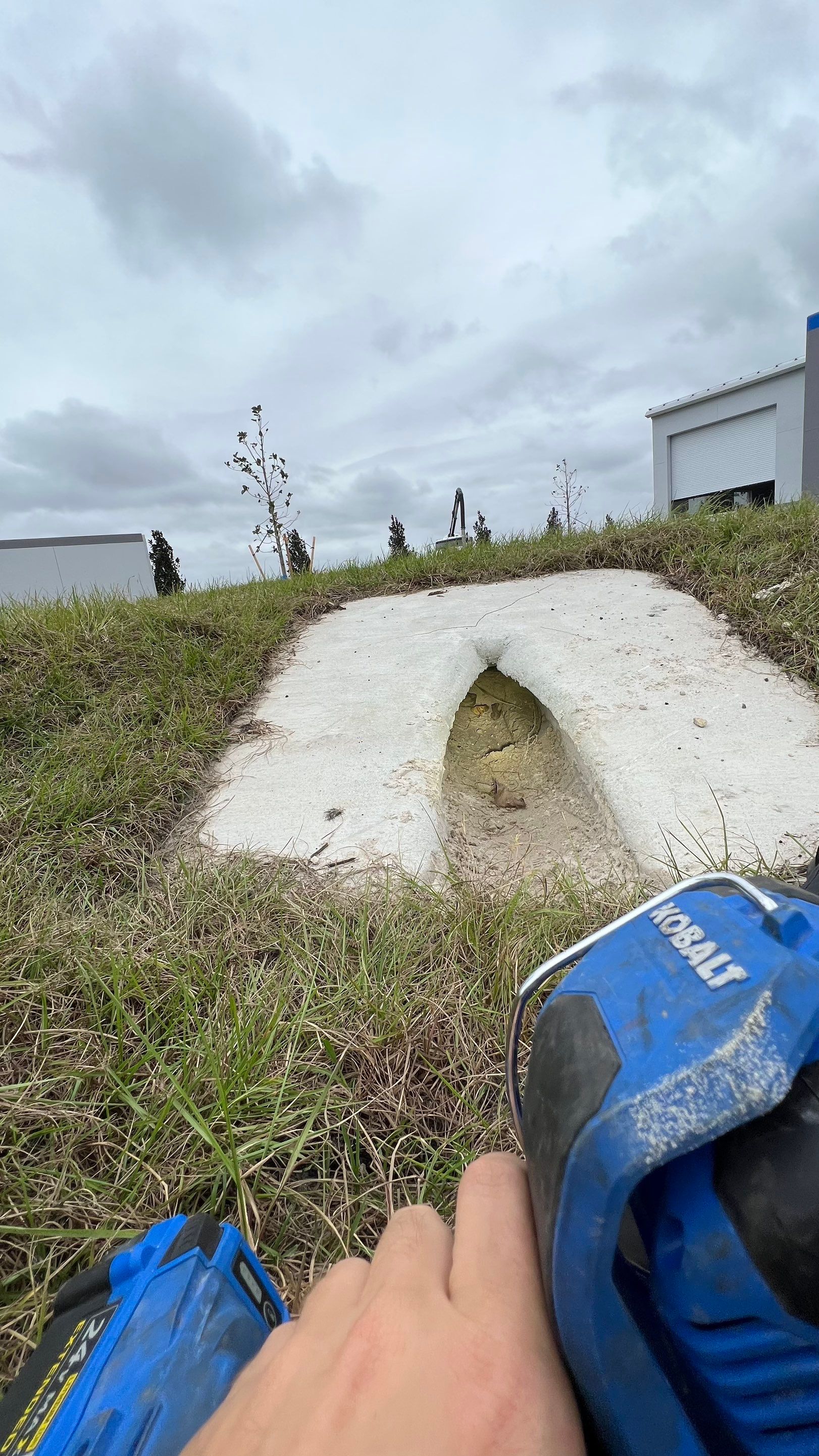 New Construction Storm Drain System Cleaning by APS Power & Water