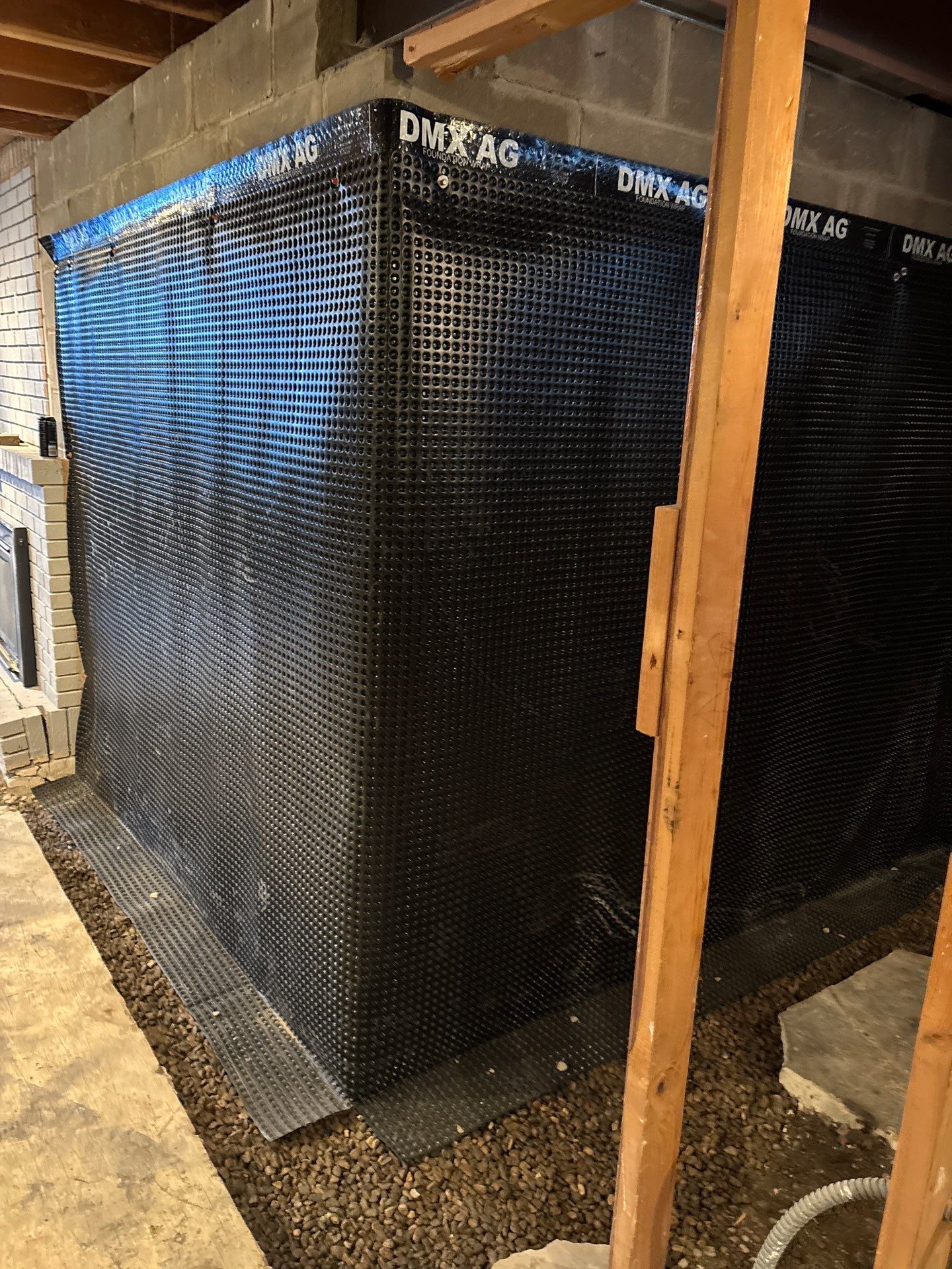 Drain tile for a General Contractor Partner by Waterproofing Northeast