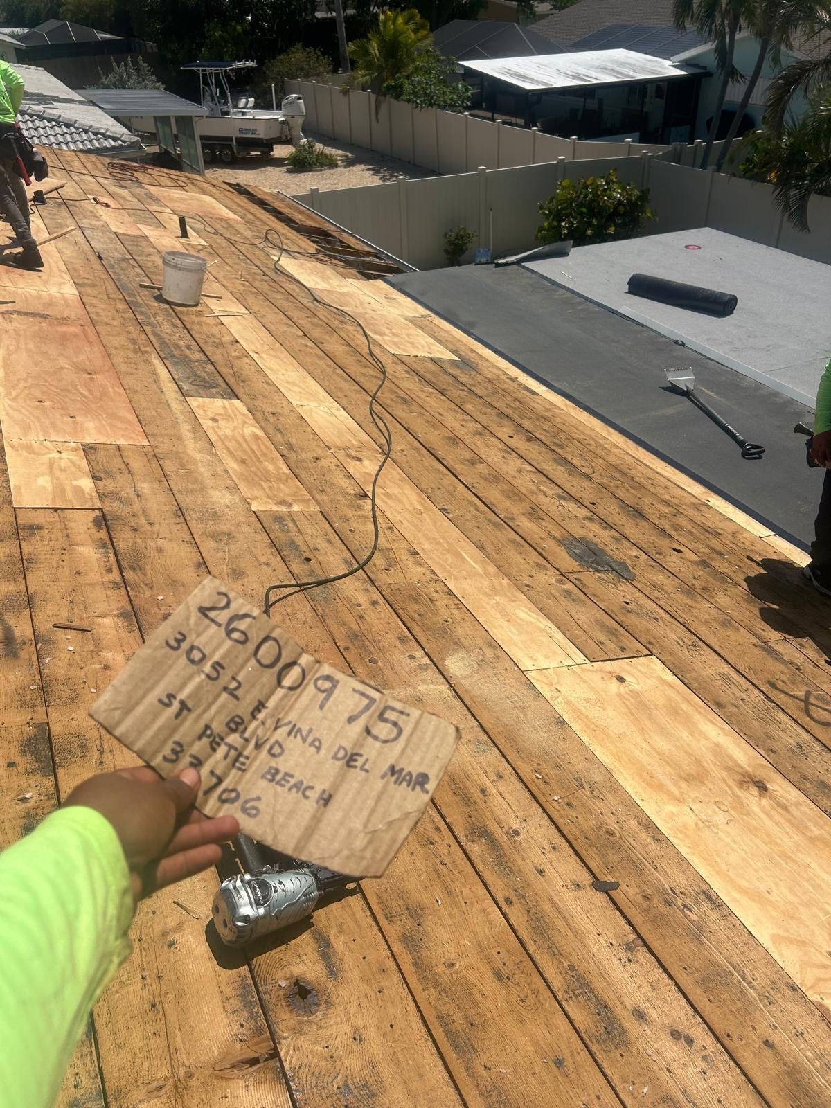Project in St. Pete Beach 33706 by Mitchell Roofing Company LLC 