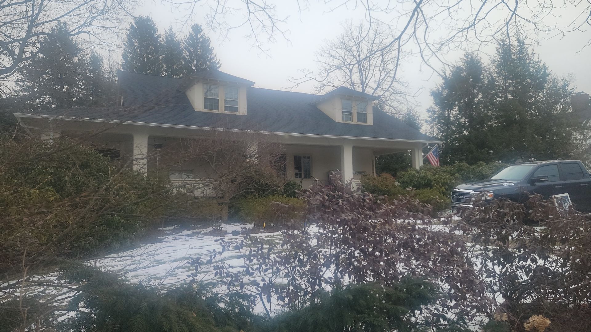 In progress: Exterior renovation in Wellesley MA by UBrothers Construction