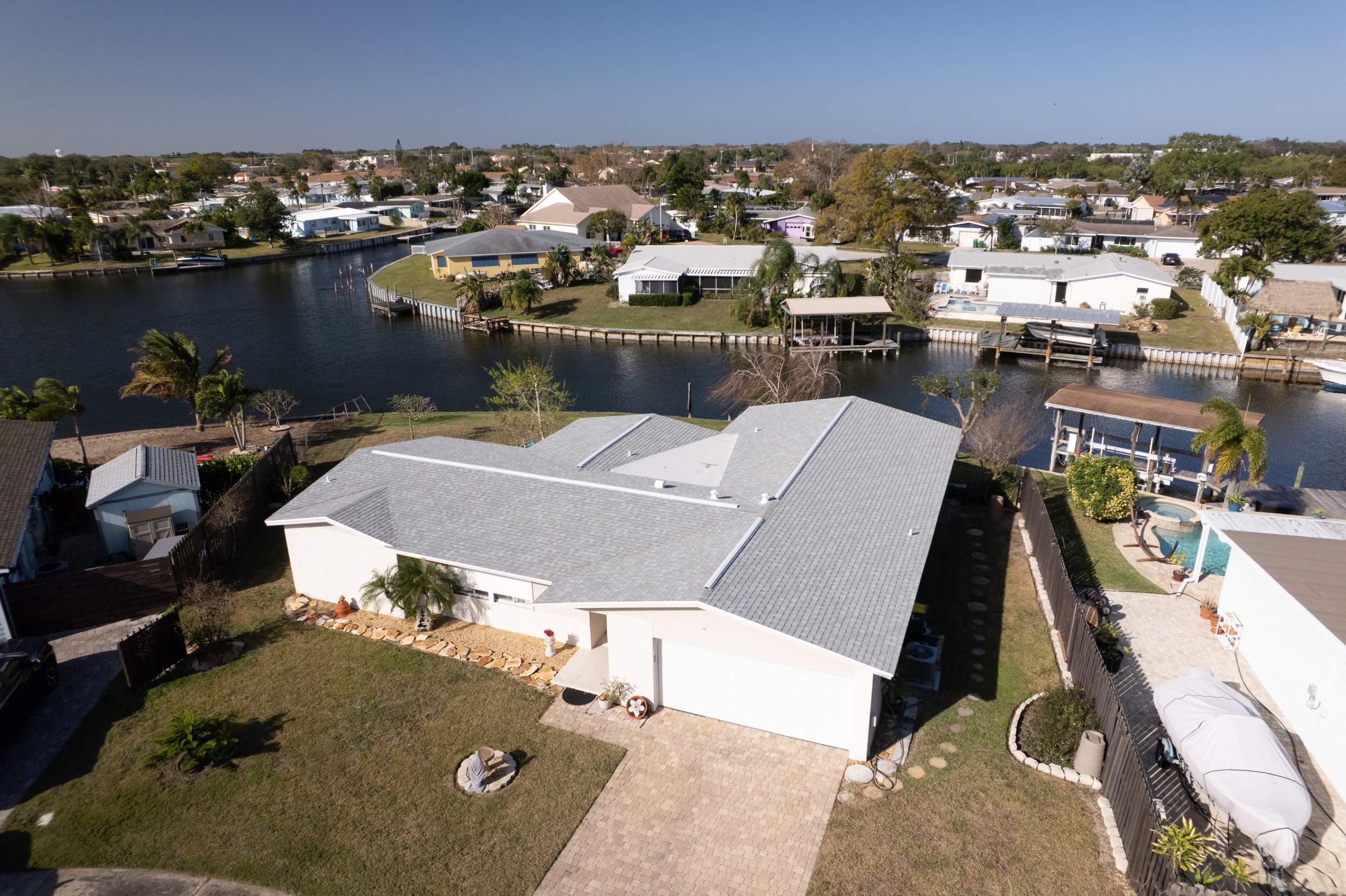 Full Residential Roof Replacement and Wood Rot Repair in Merritt Island by Wiedmann Construction & Roofing