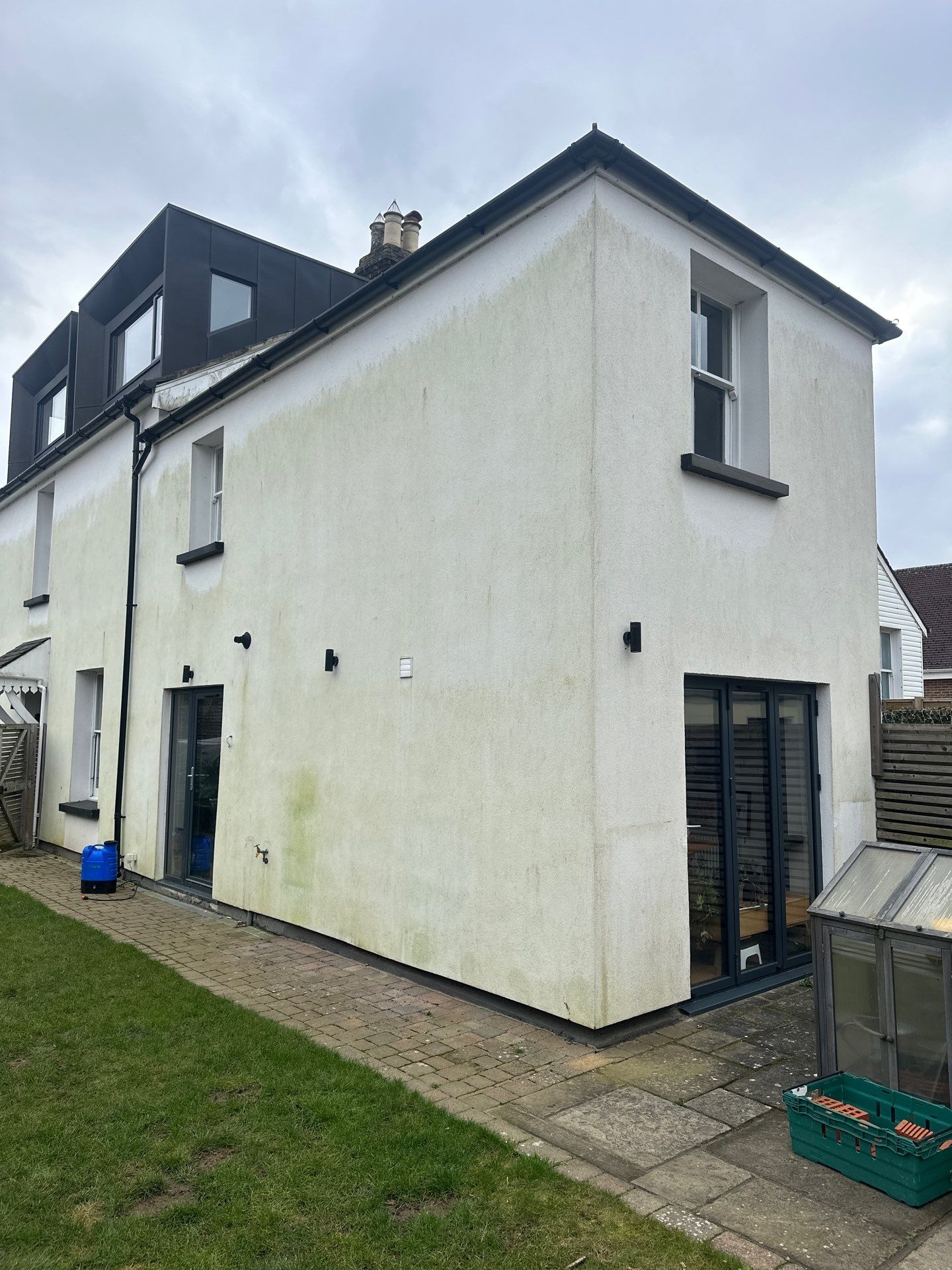 Render Clean using NuClear Biocide by Ges Exterior Cleaning ltd