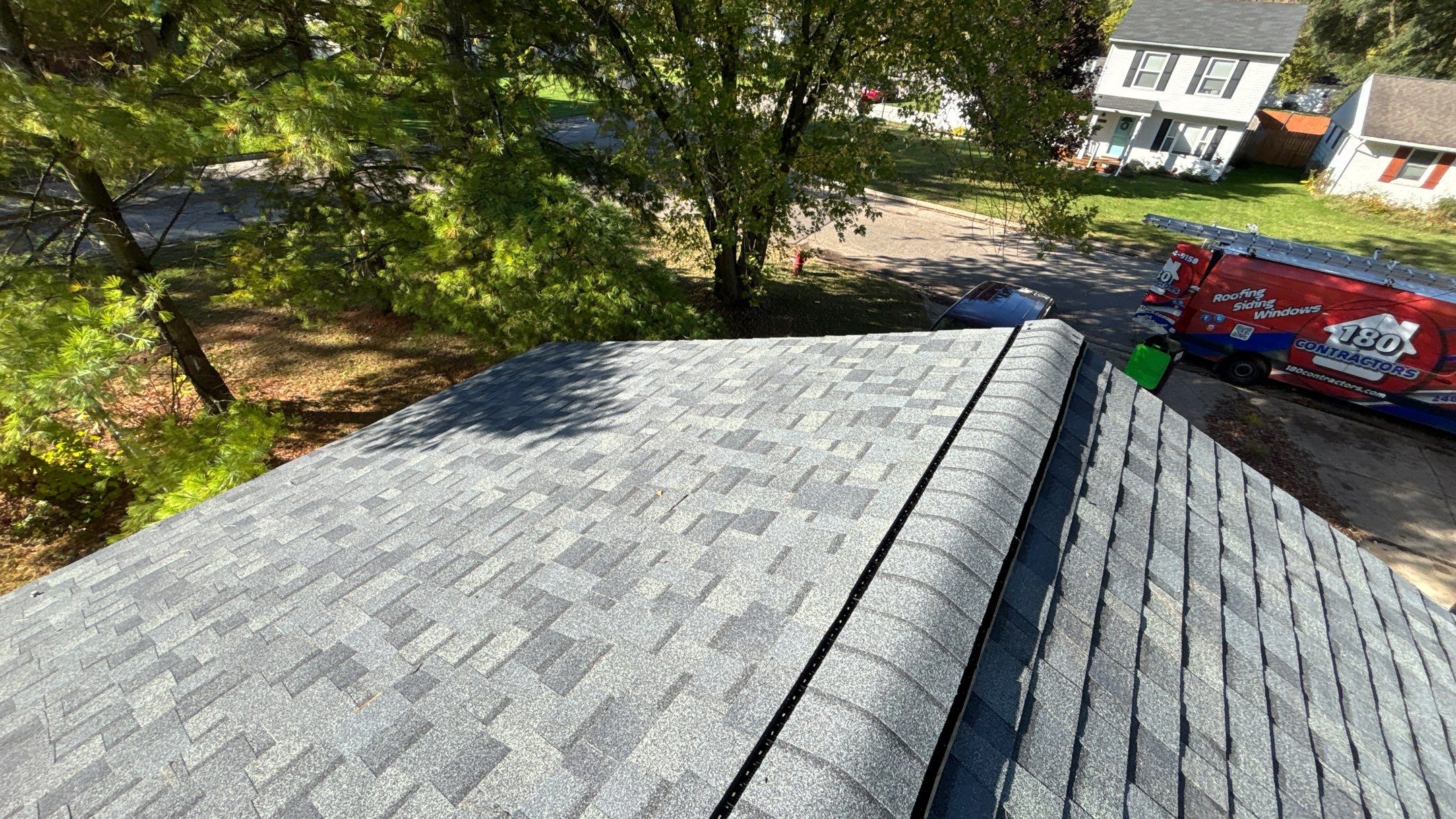 Roof Replacement using Owens Corning Estate Gray by 180 Contractors