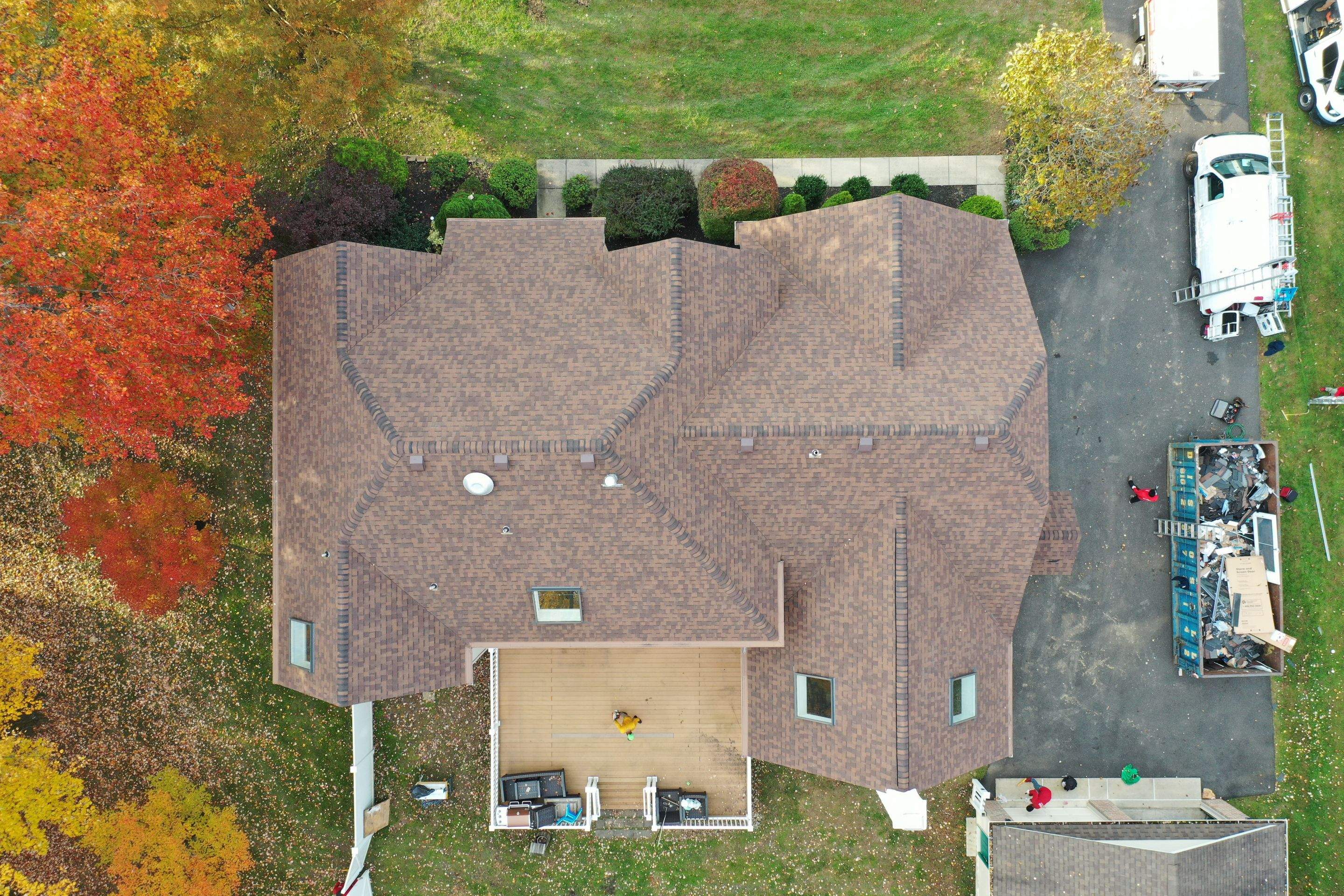 Roofing Installation using CertainTeed Landmark - Burnt Sienna by Storm Guard of Ches-Mont PA