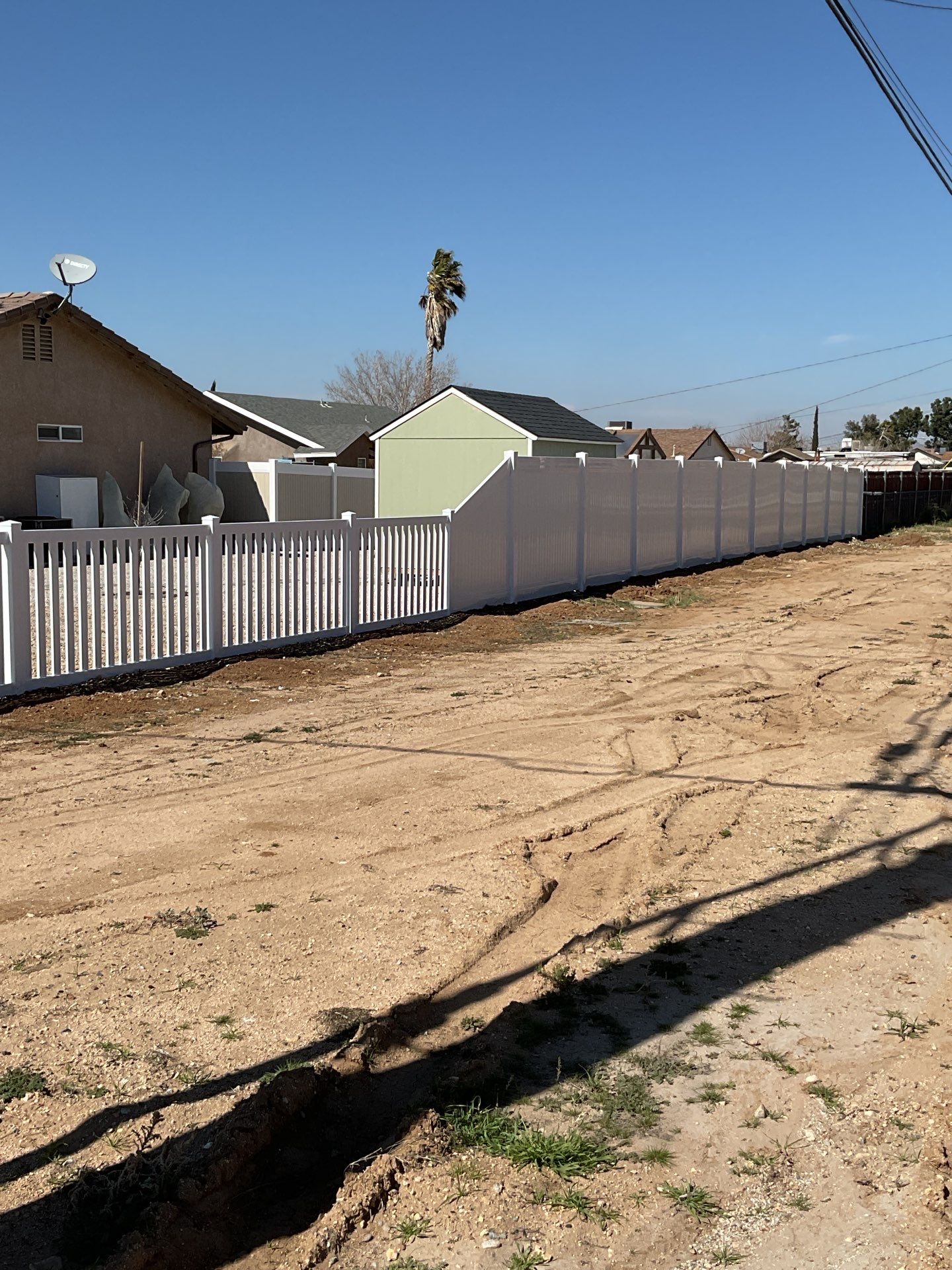 Box picket and privacy vinyl  by Fence Guys Inc. 