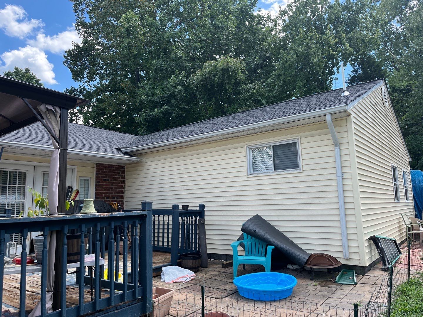 Residential Roofing Installation using Certainteed Landmark, Moire Black by RJC General Construction, LLC.